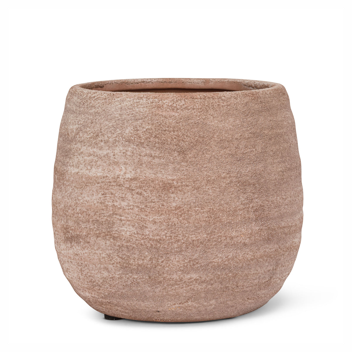 Cache-pot à texture grossière, 5" (taupe)