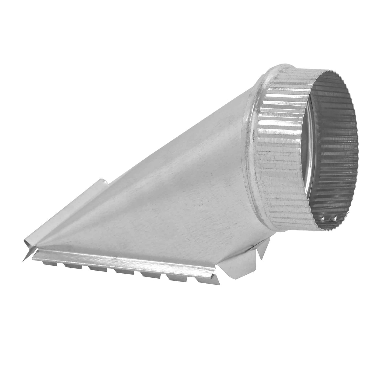 Prise supérieure galvanisée pour transition, 6"