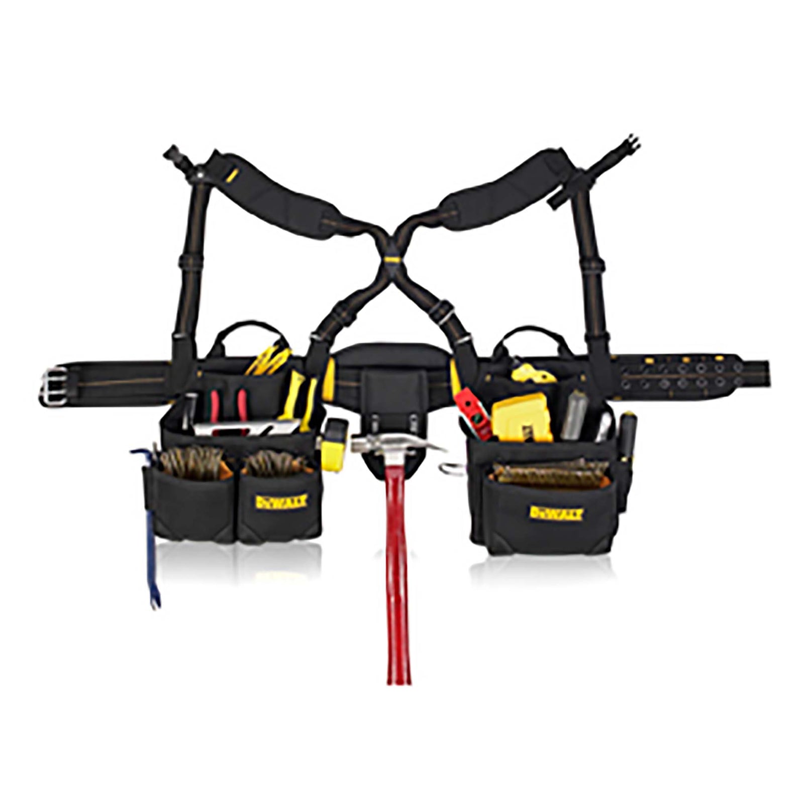 Tablier de charpentier de 19 poches avec bretelle