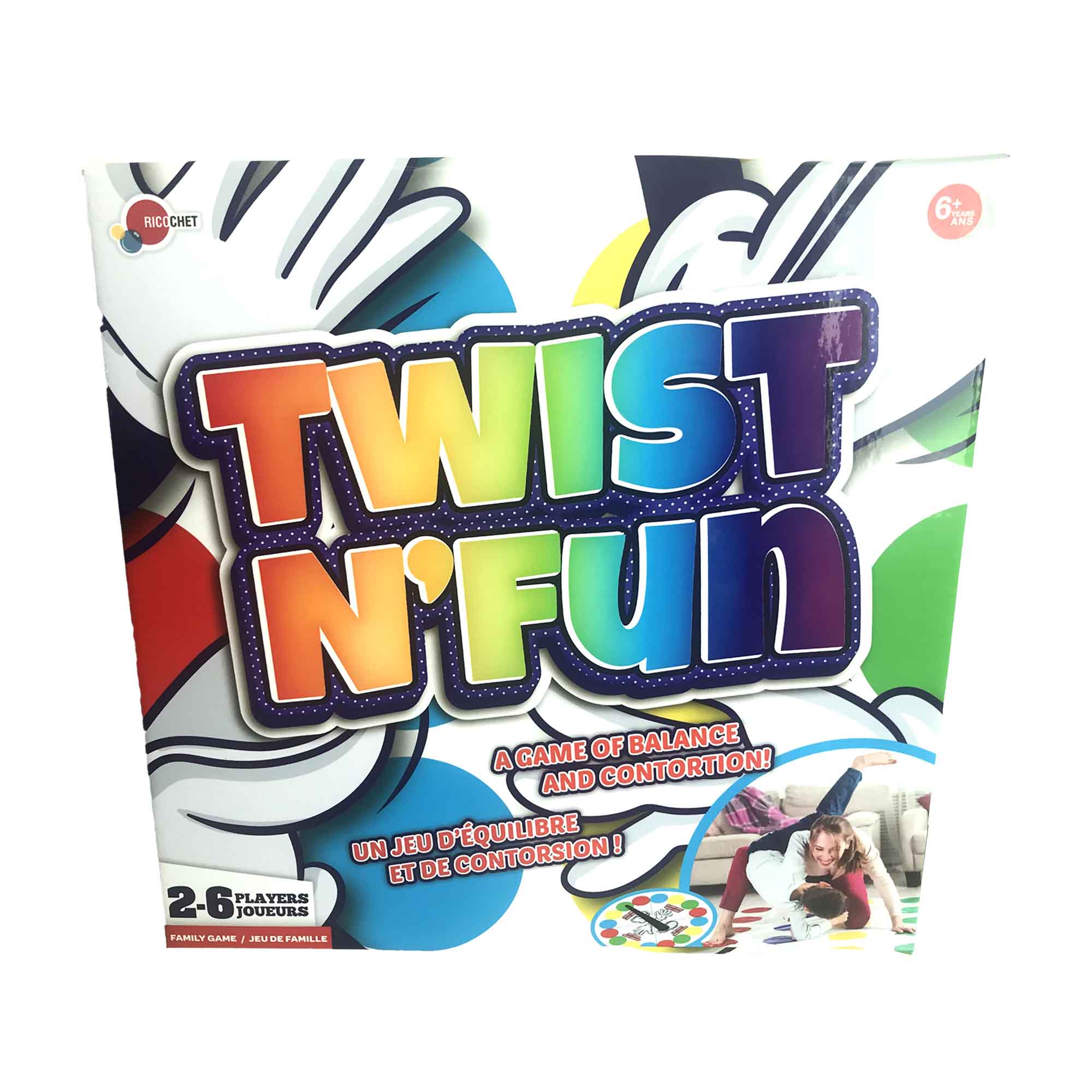 Jeu d’équilibre et de contorsion Twist N’ Fun, 2 à 6 joueurs