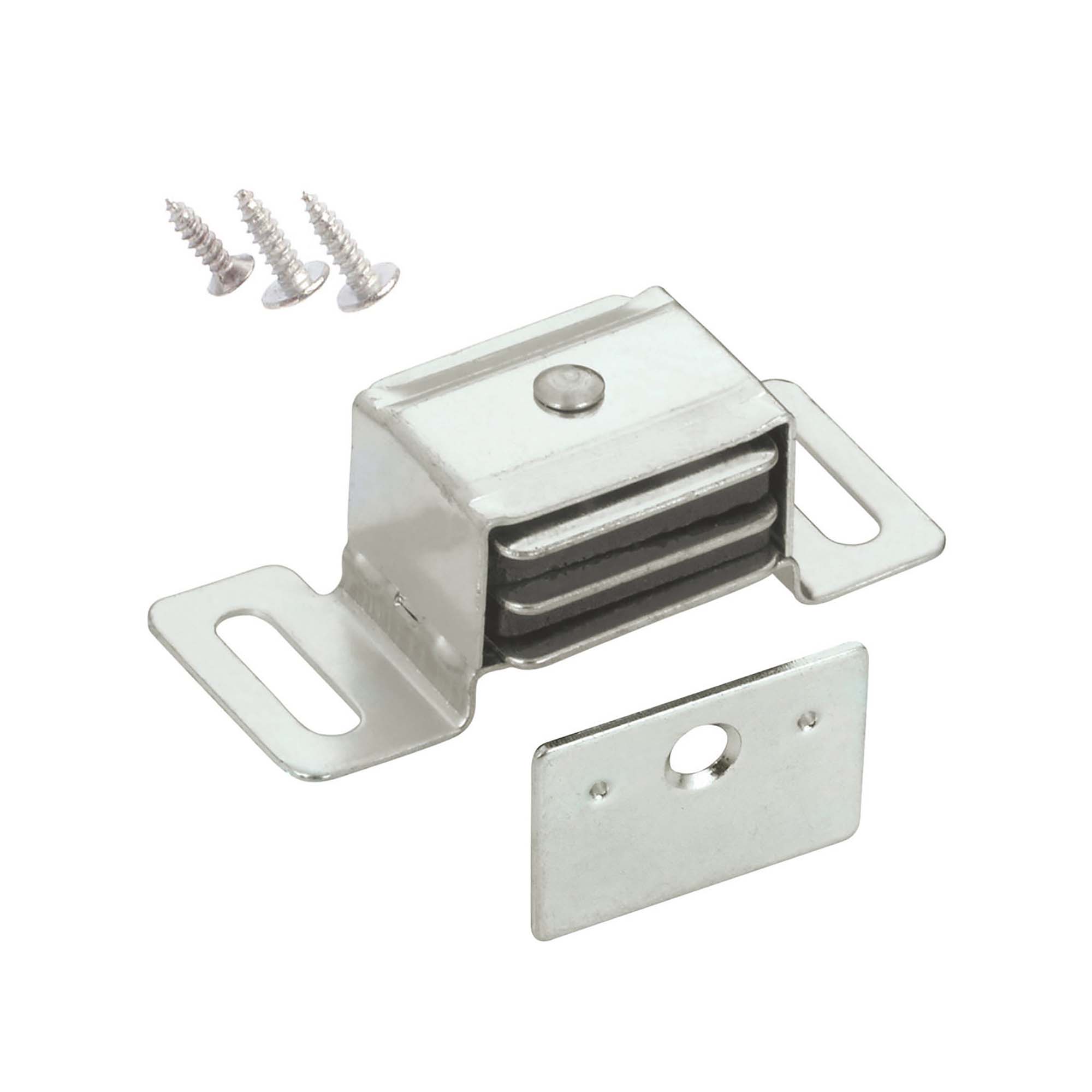 Loquet magnétique double en aluminium