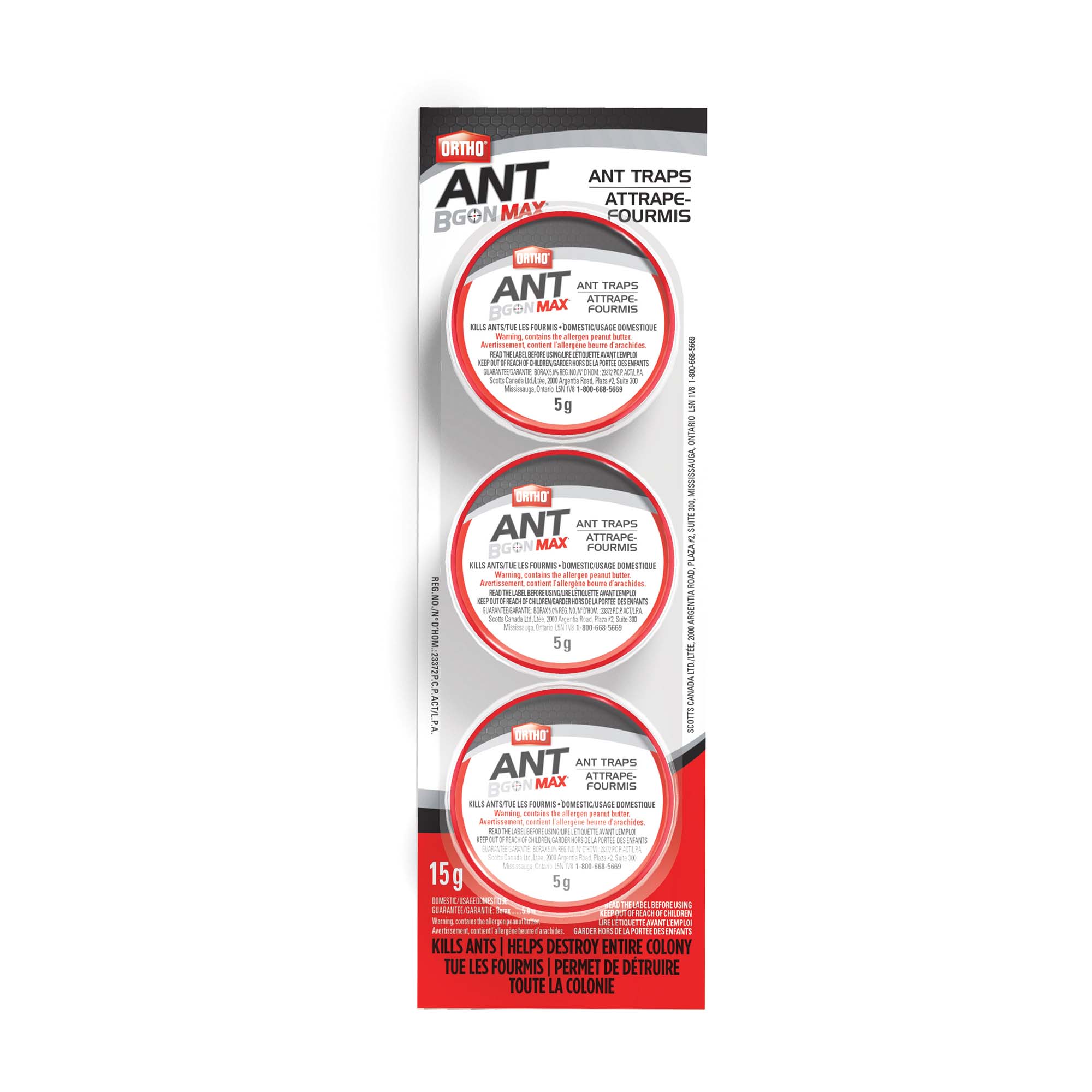 Attrape-fourmis Ortho Ant B Gon Max, paquet de 3 (3 x 5 g)