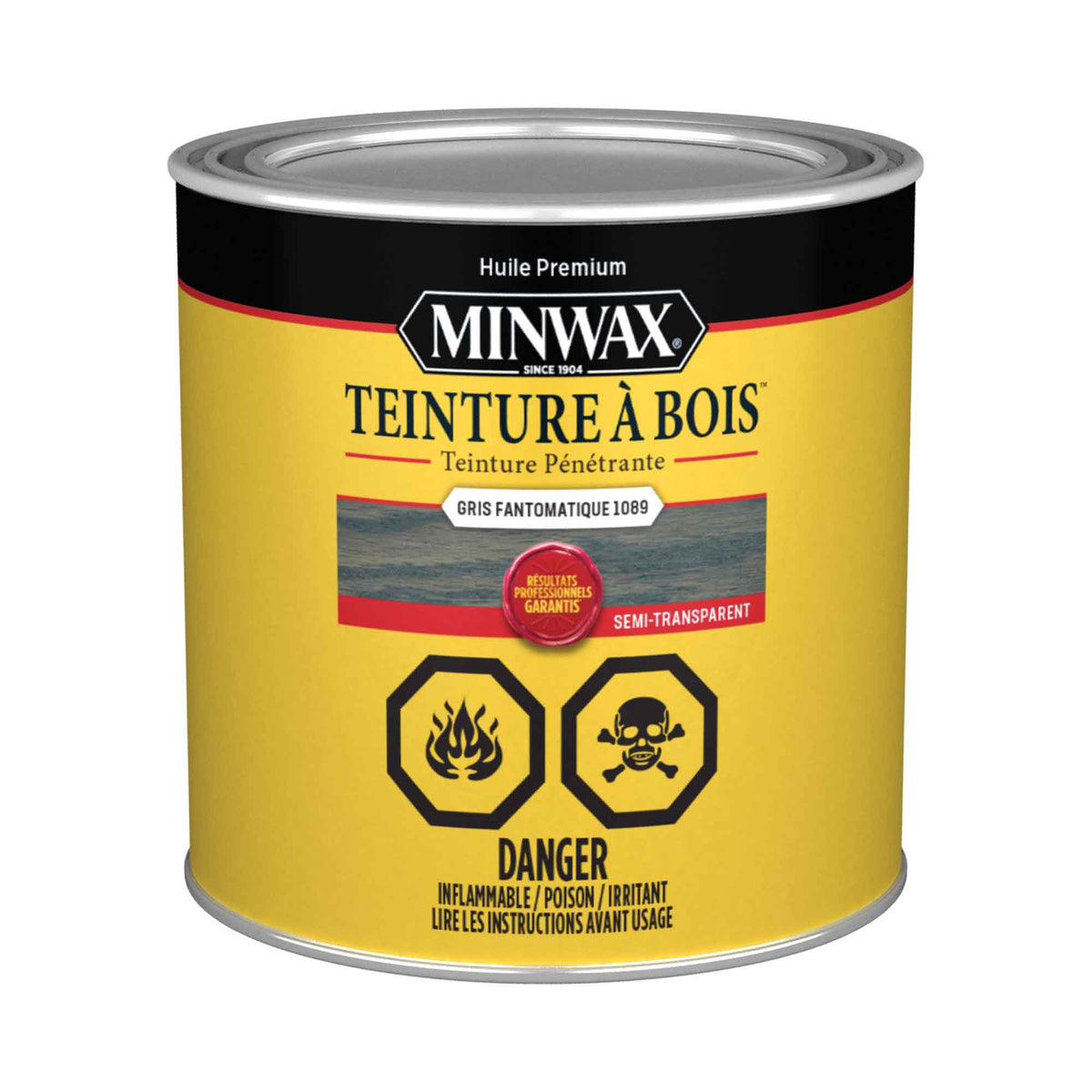 Teinture à bois semi-transparent gris fantomatique, 236 ml