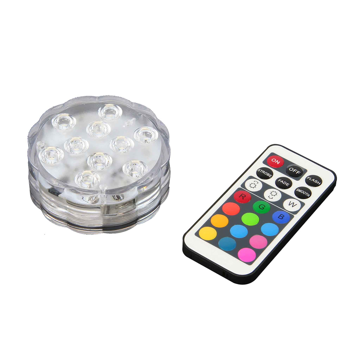 Lumière DEL multicolore submersible , 3''