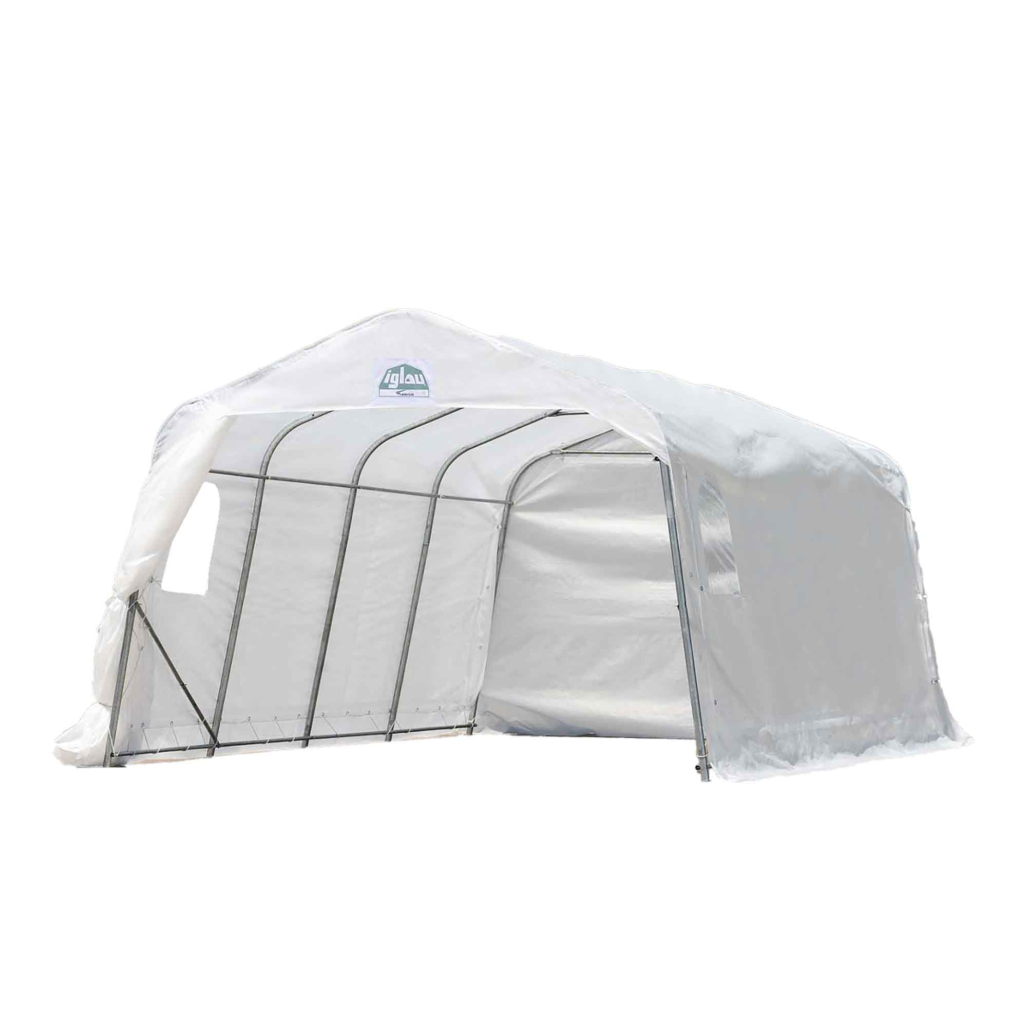 Abris d'auto simple, 12' x 20' x 6'-6''