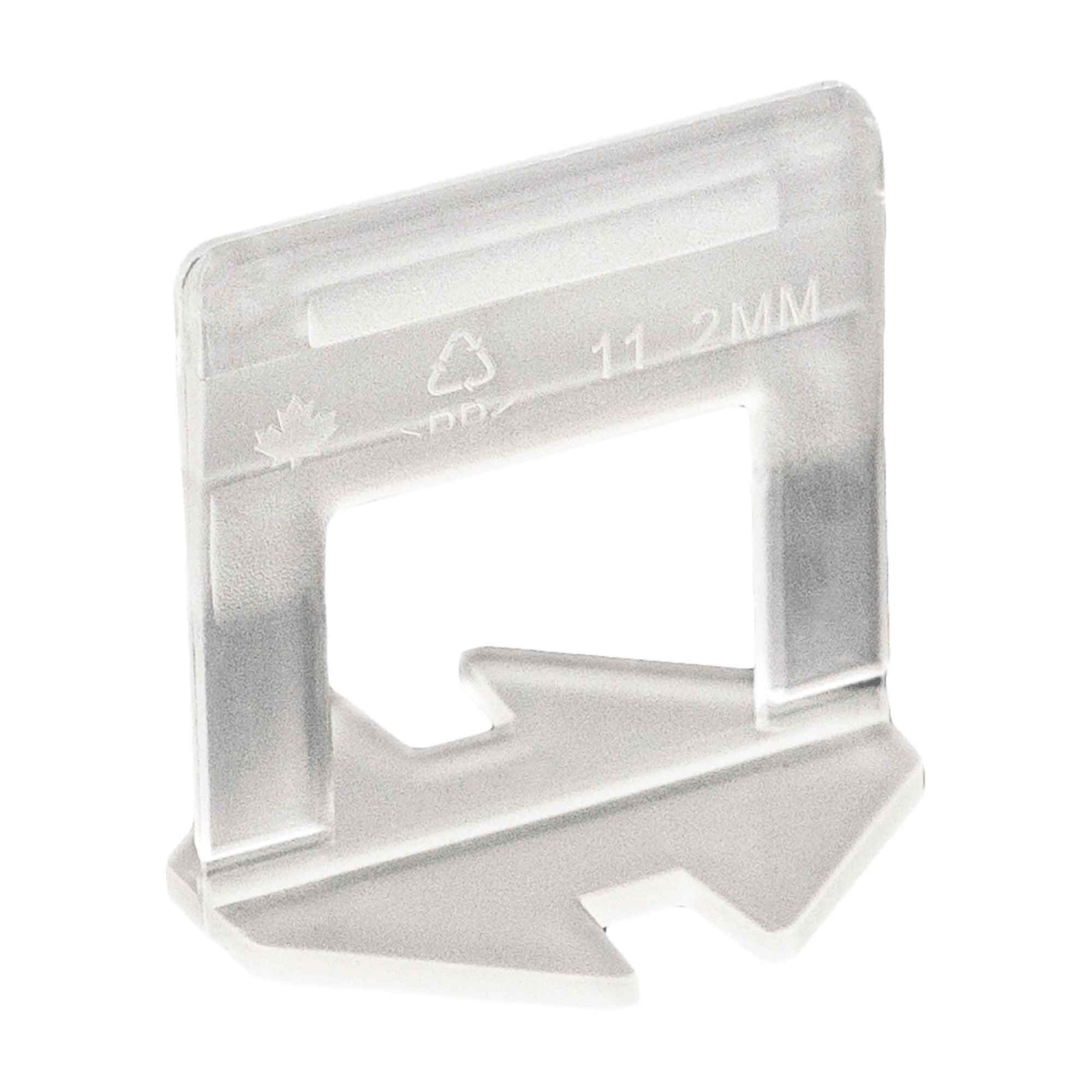 Base de nivellement de carrelage de 1/16" (2 mm), 100 unités