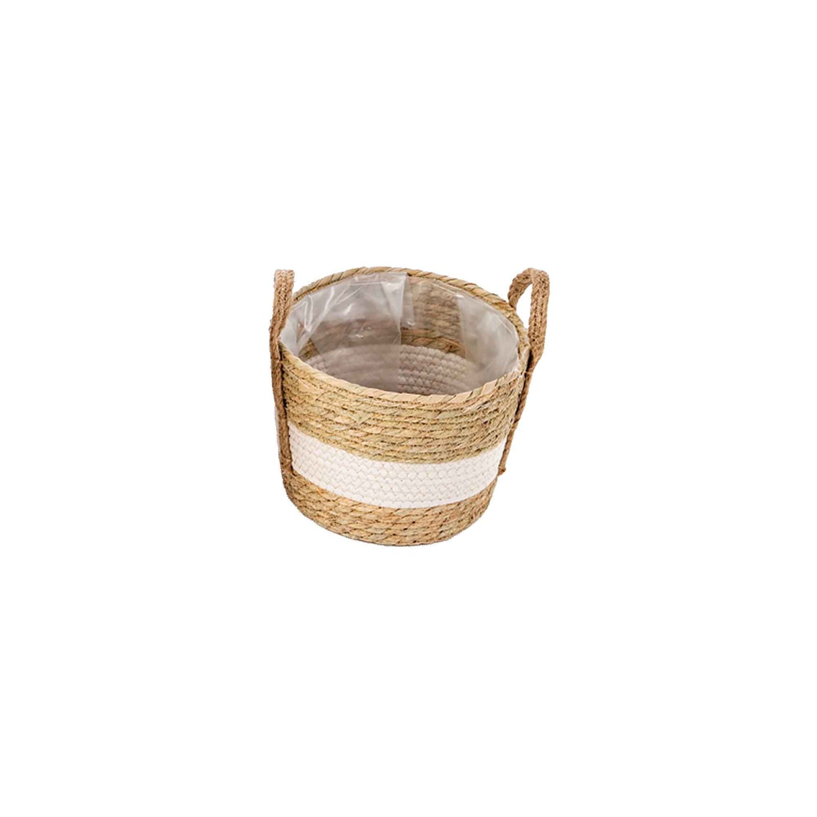 Cache-pot en jute Mambo, petit