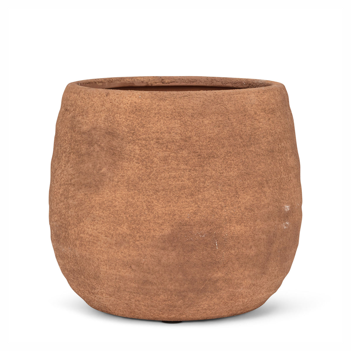 Cache-pot à texture grossière, 5" (rouille)