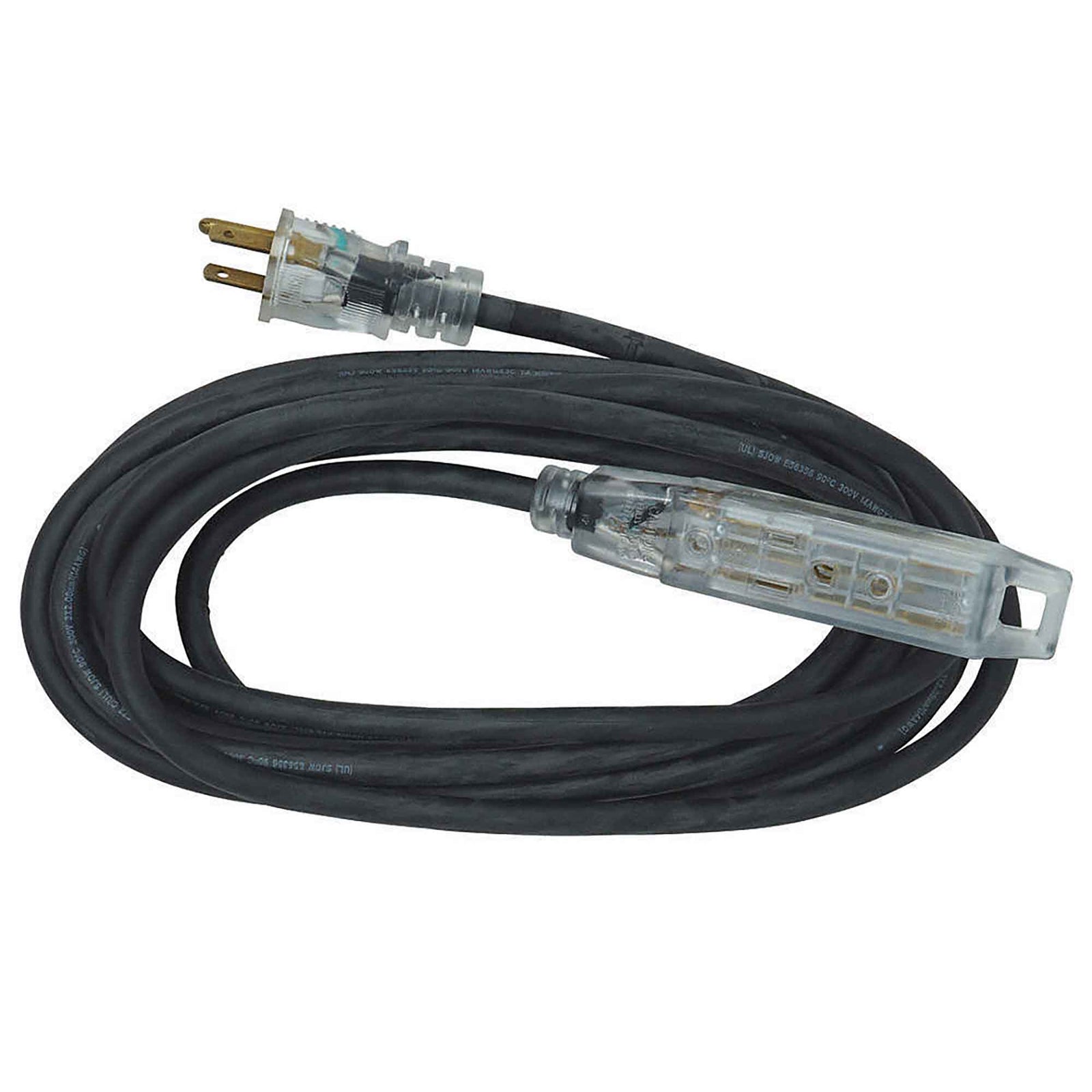 Rallonge de calibre 14/3 avec prise éclairée, 15'