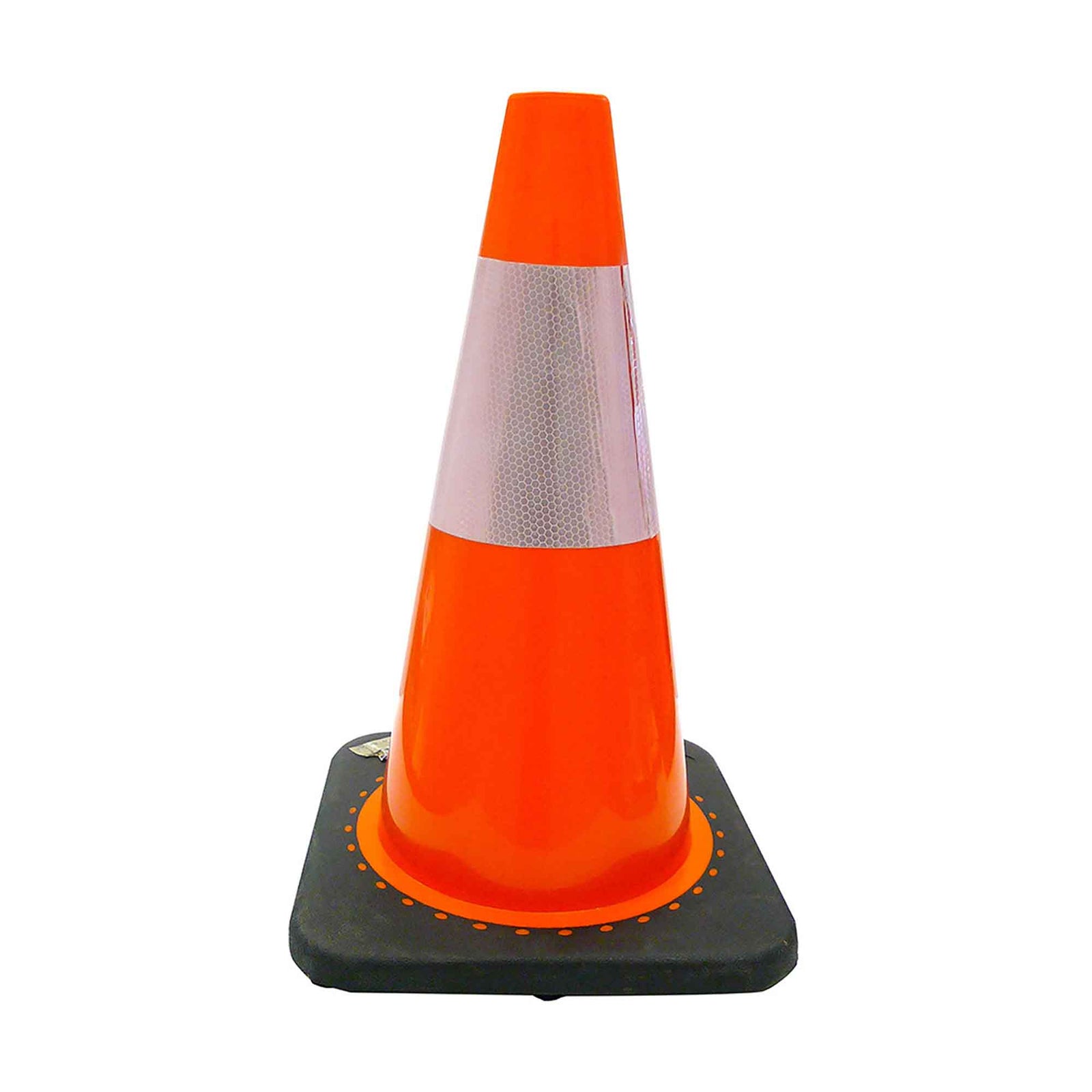 Cônes de circulation avec bande réfléchissante, 18''