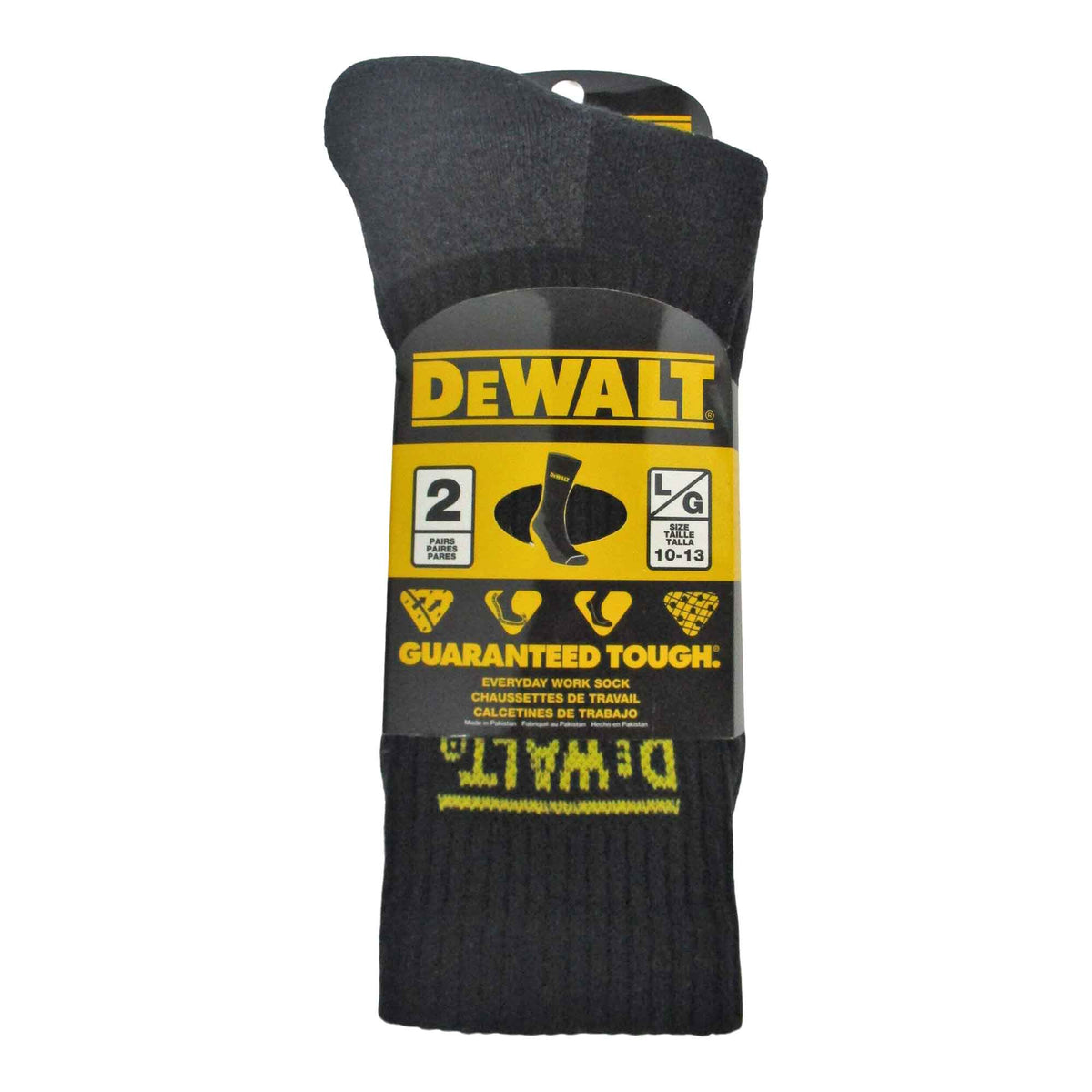 Chaussettes de travail pour homme, 2 paires