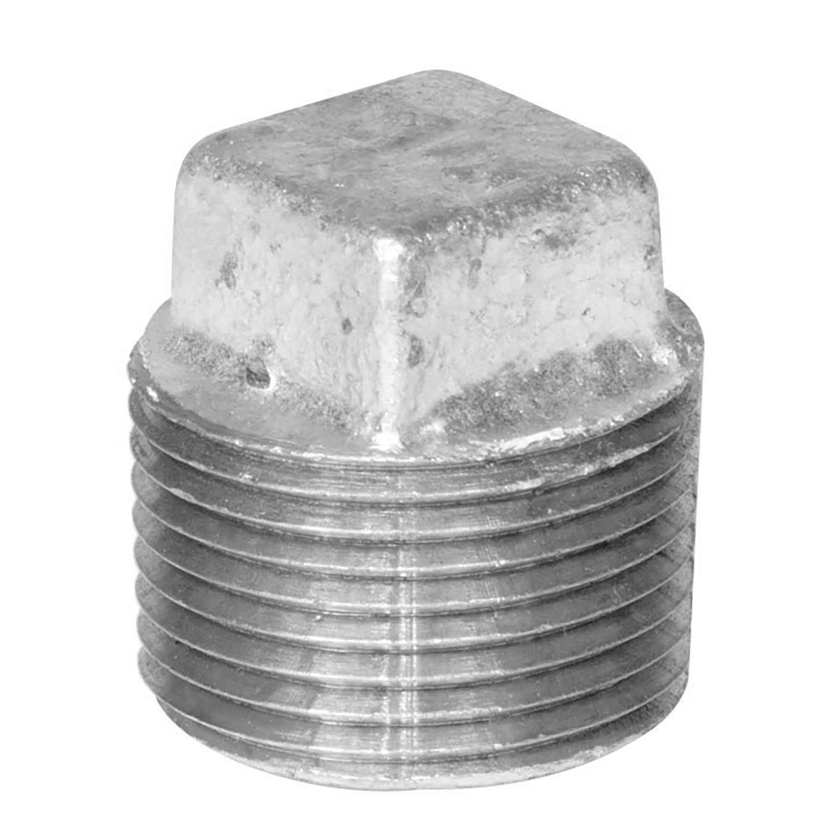 Raccord bouchon mâle en fonte galvanisée, 3/4"