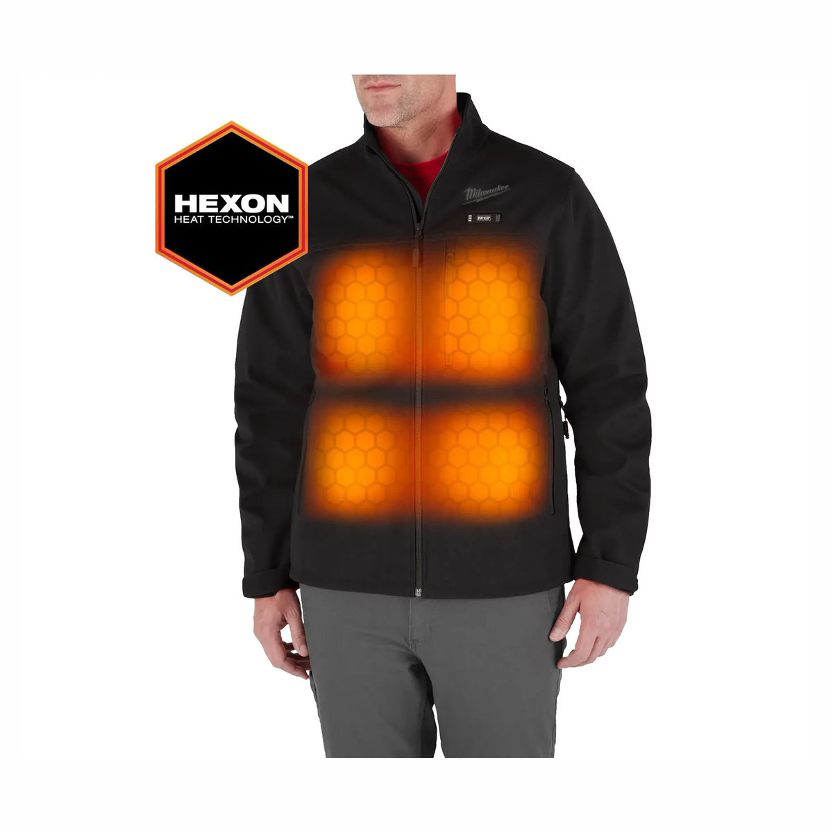 Veste chauffante M12 Toughshell, moyen (noir)