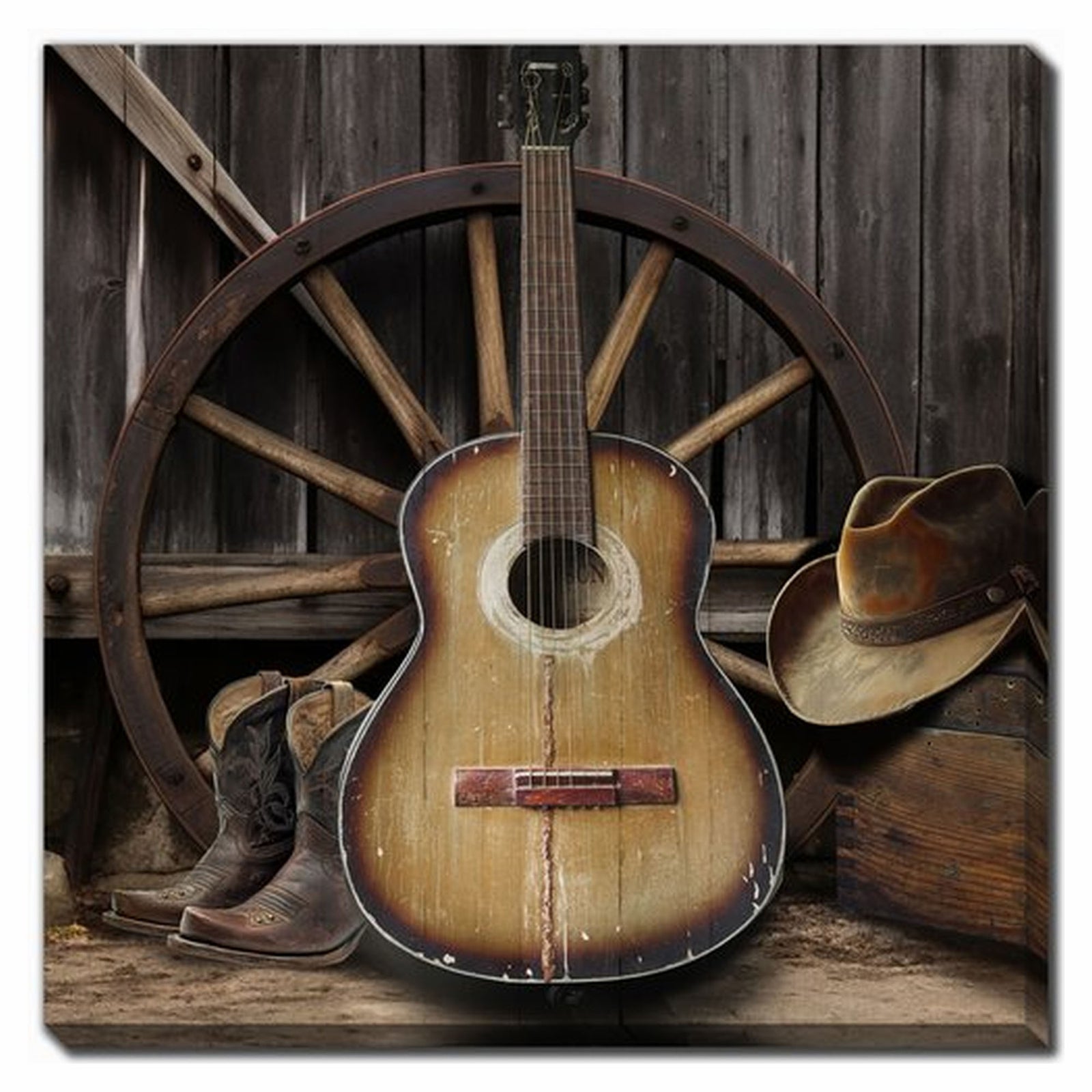 Canevas vieilles chansons, 24" x 24"