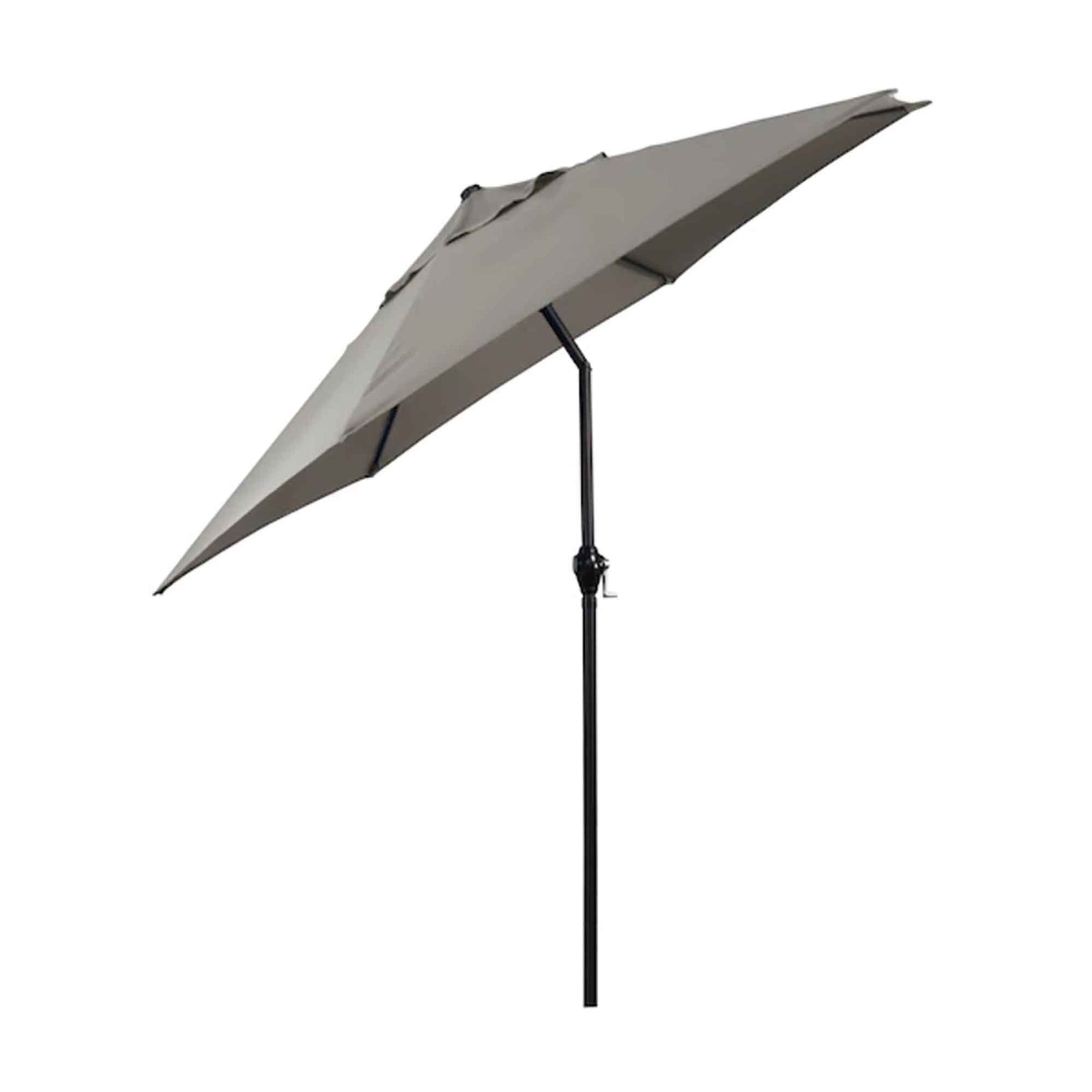 Parasol inclinable de 9', gris foncé