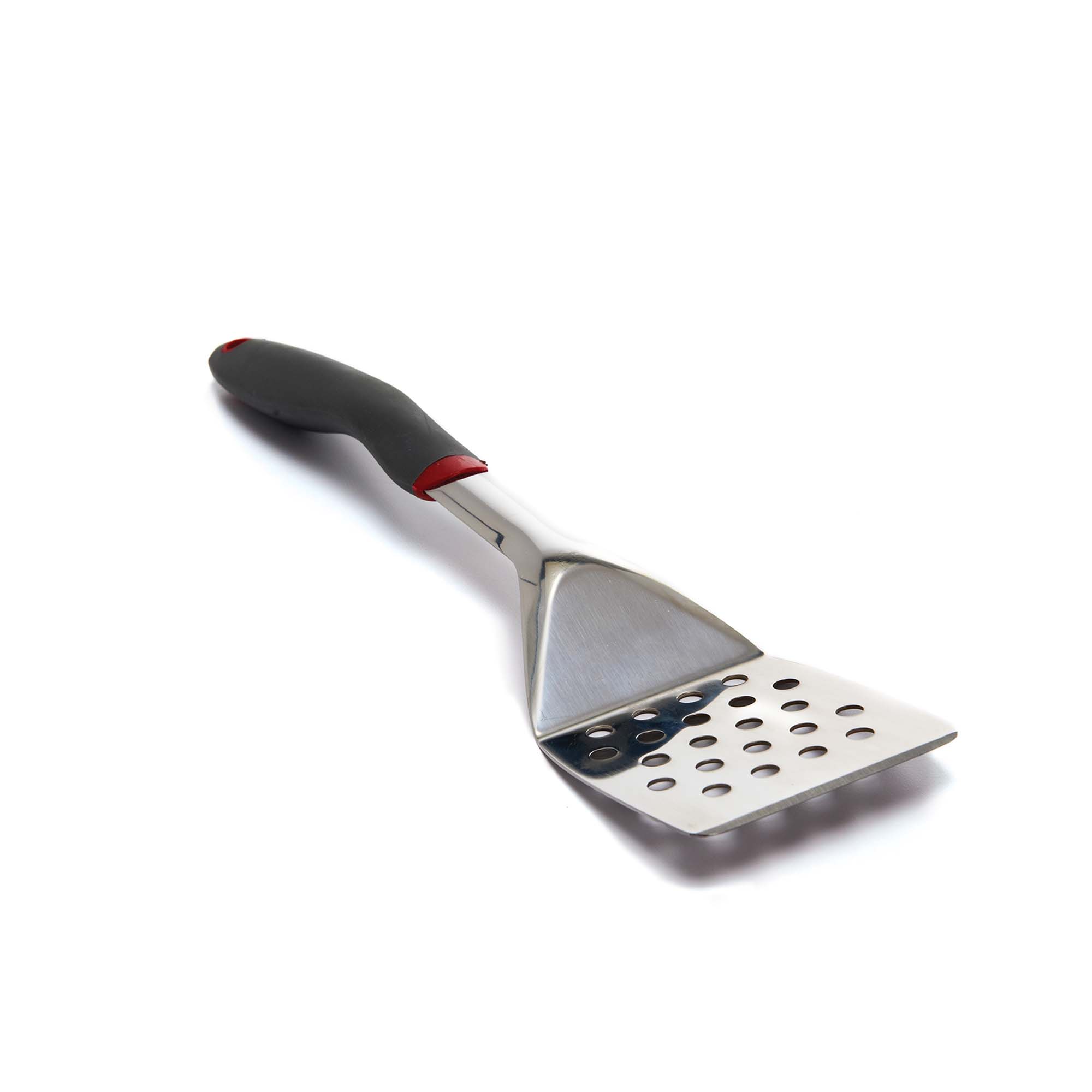 Spatule ergonomique en acier inoxydable pour BBQ, 17''