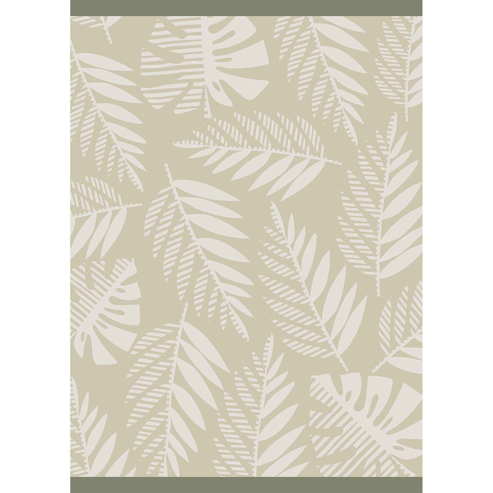 Tapis d'extérieur tissé, feuilles (5' x 7')