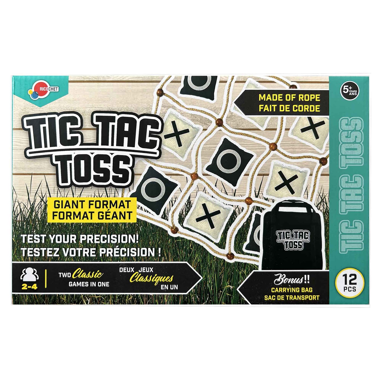 Jeu de Tic Tac Toss de format géant , 36'' x 36''