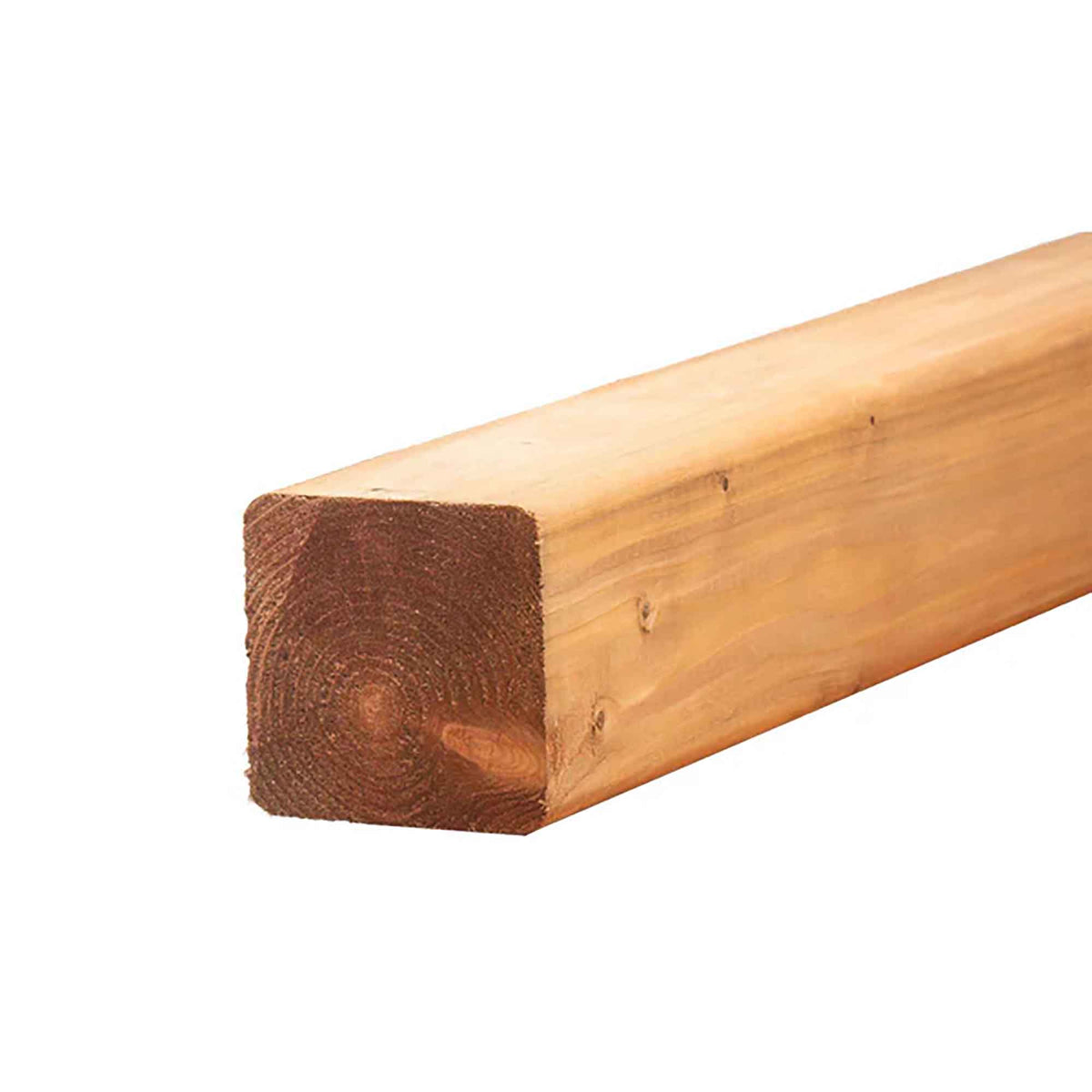 Bois d'épinette Premium aux coins arrondis, 4" x 4" x 12'