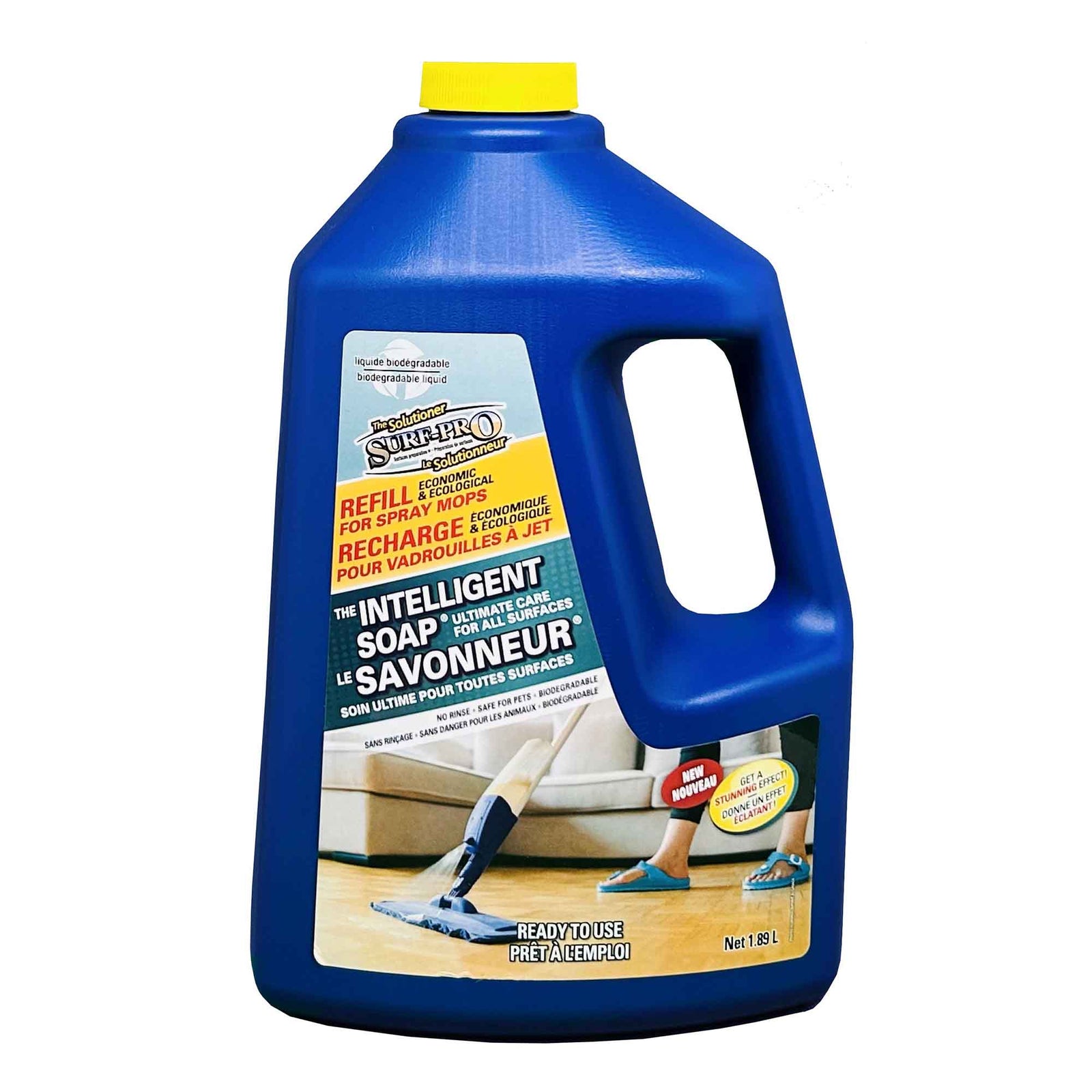 Le savonneur intelligent en recharge pour vadrouilles à jet, 1,89 L