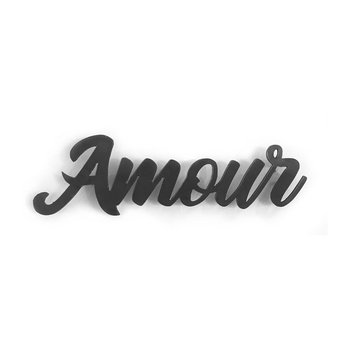 Plaque murale avec inscription du mot «Amour», 11,5&quot; x 3,5&quot;