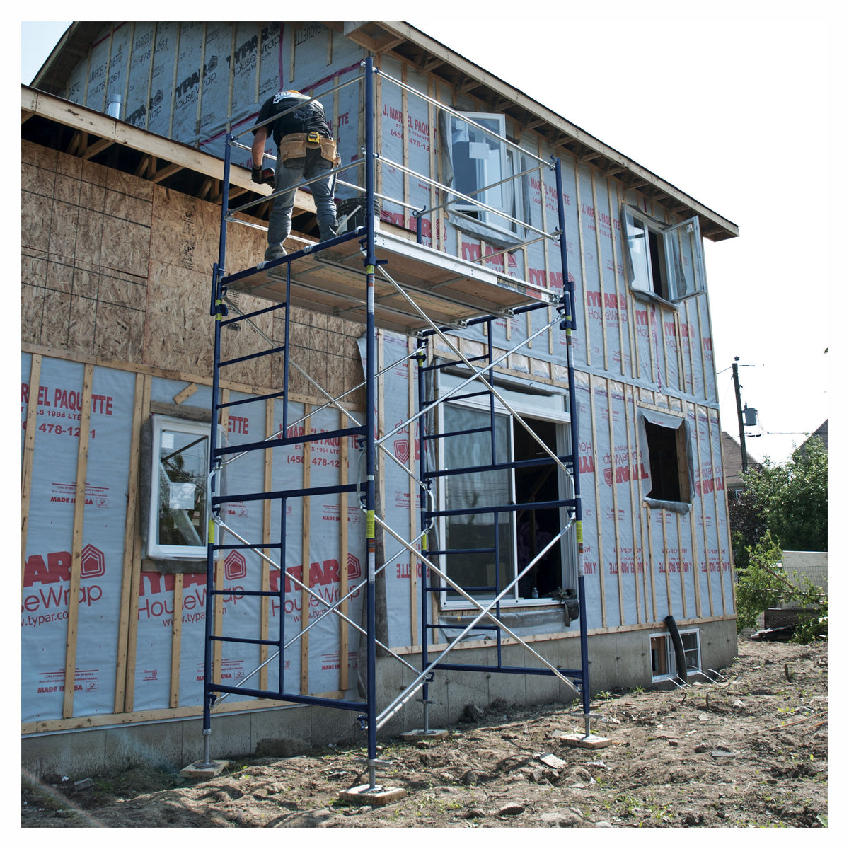 Cadre d’extrémité en acier pour échafaudage Saferstack, 60'' x 30''