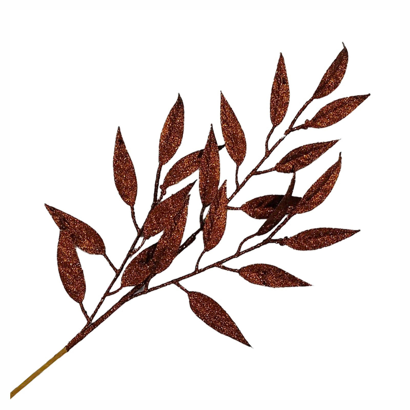 Pic de feuilles avec paillettes, 29" (cuivre)