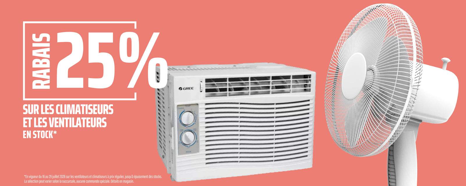 Ventilateurs et climatiseurs