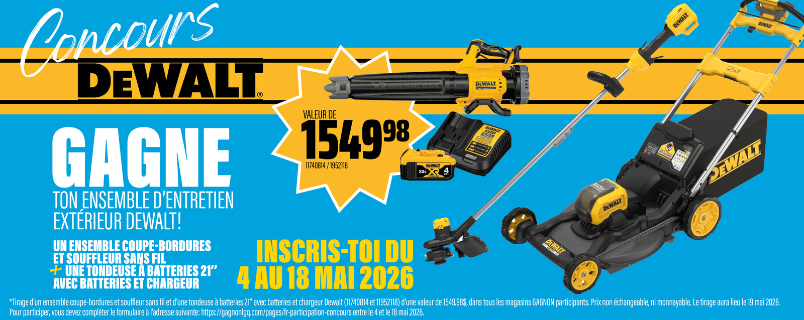 Concours Dewalt