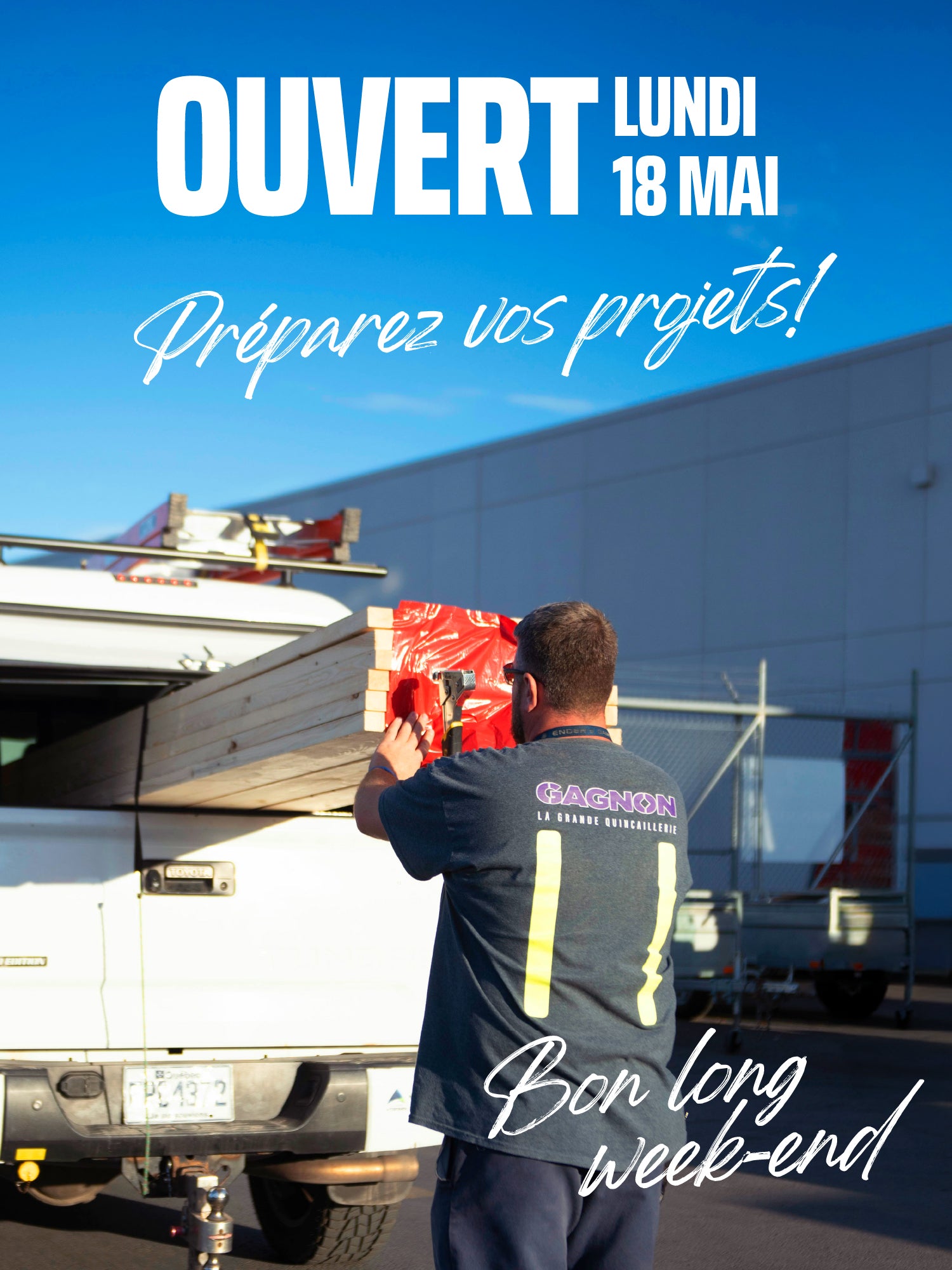 Ouvert fête de la reine