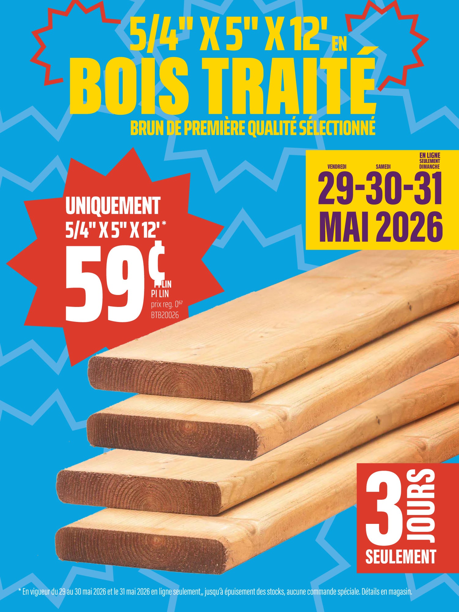 Bois traité 59c