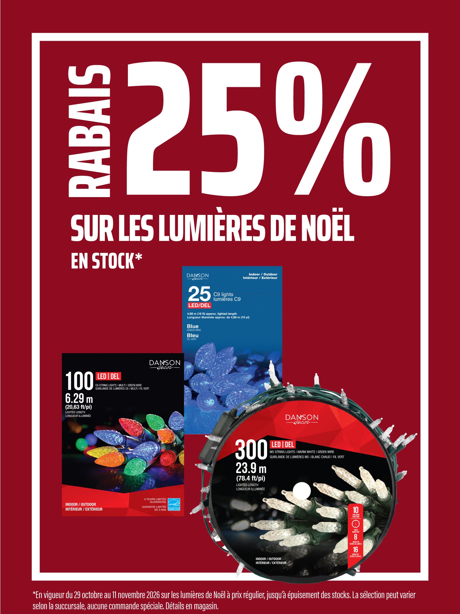Lumières de Noël