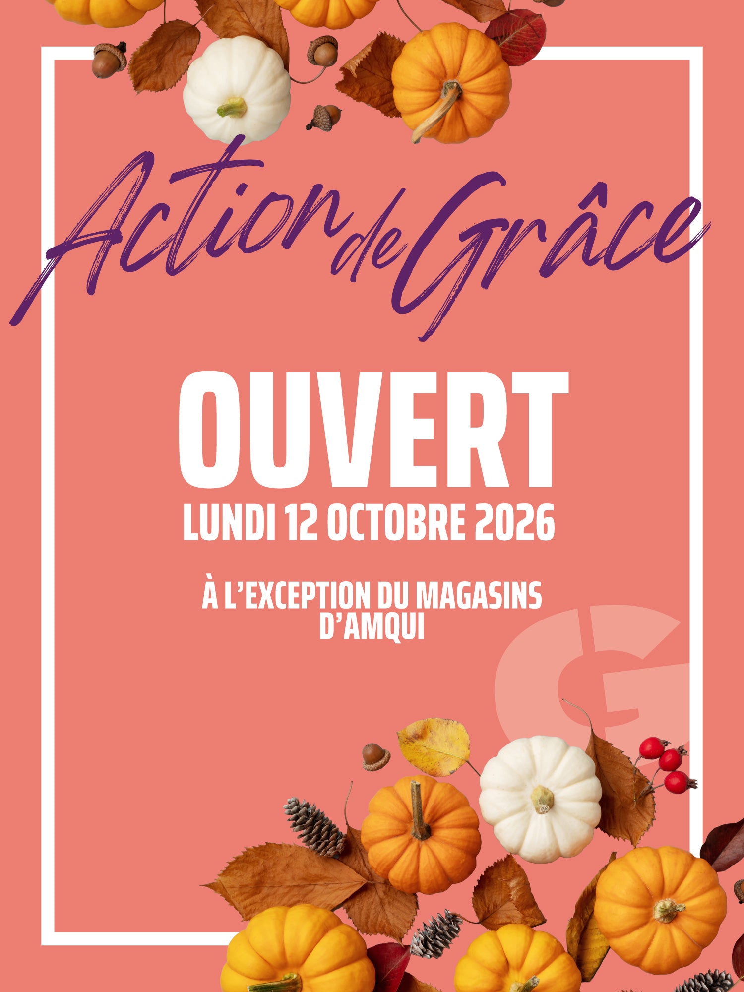 Action de grâce