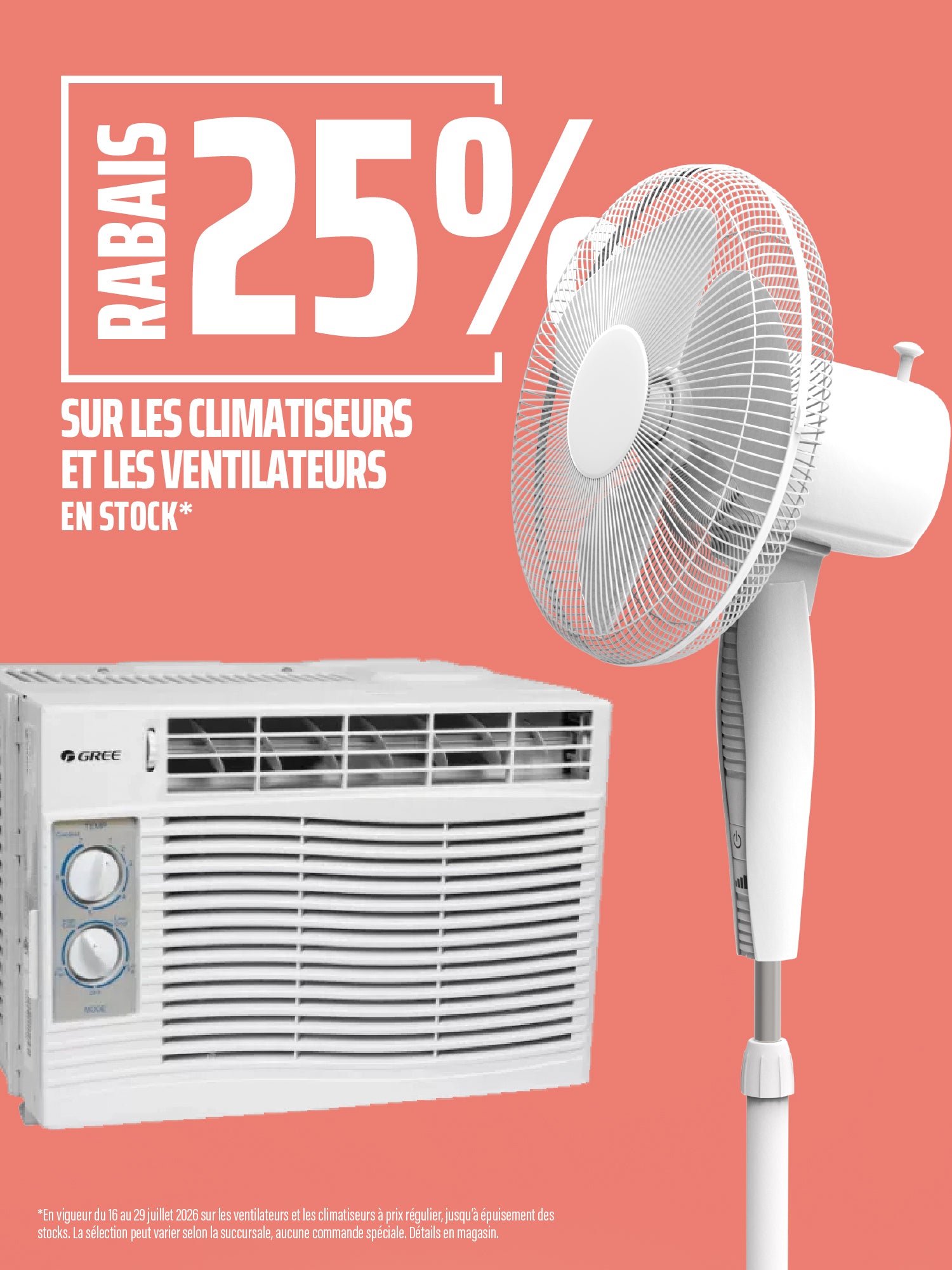 Ventilateurs et climatiseurs