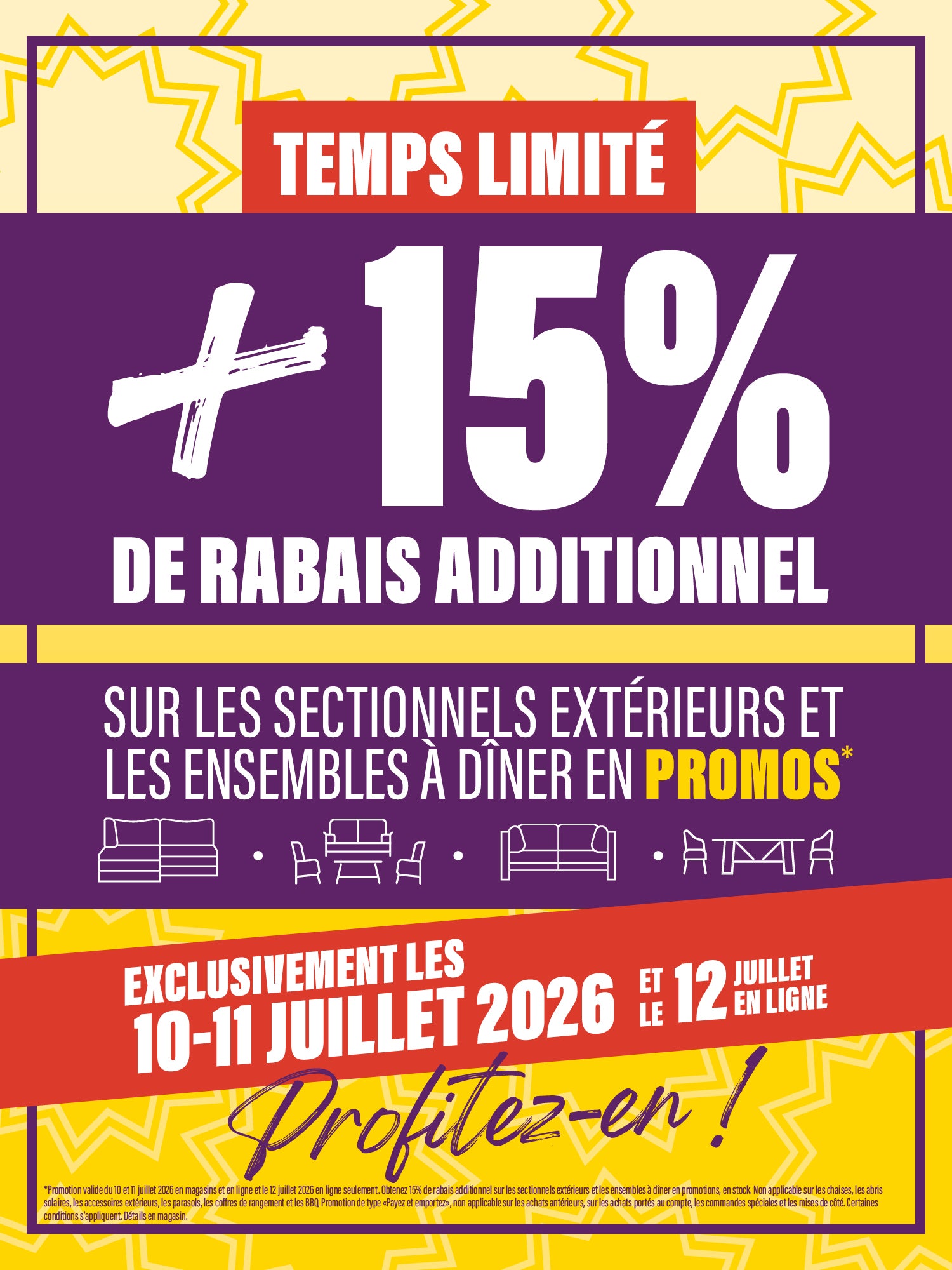15% additionnel