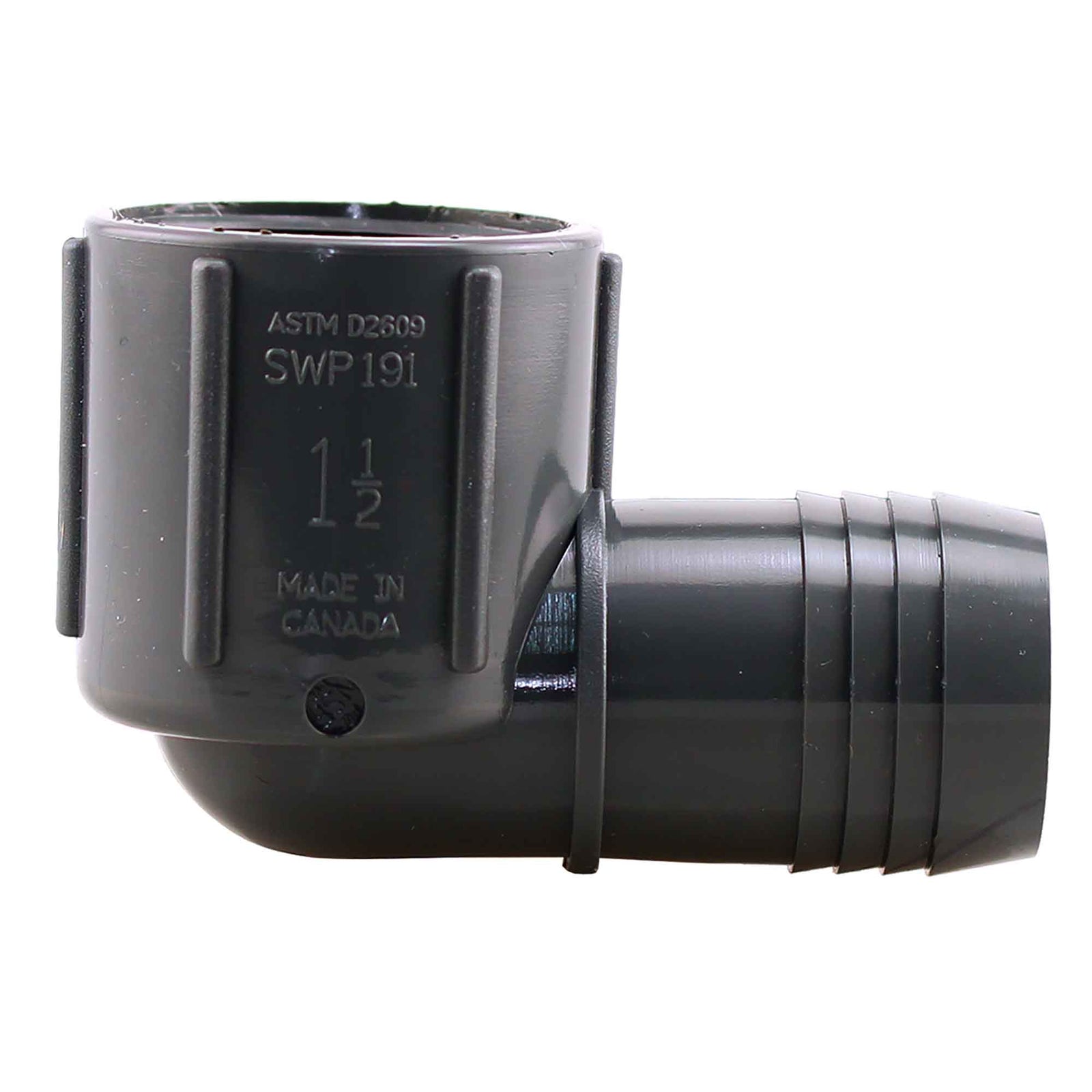 Coude de 90° en PVC à insertion x FPT, 1-1/2"