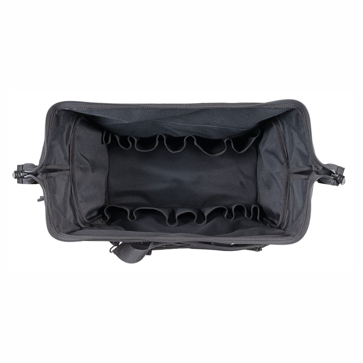 Sac à outils d’entrepreneur noir de la collection Phantom, 26 poches