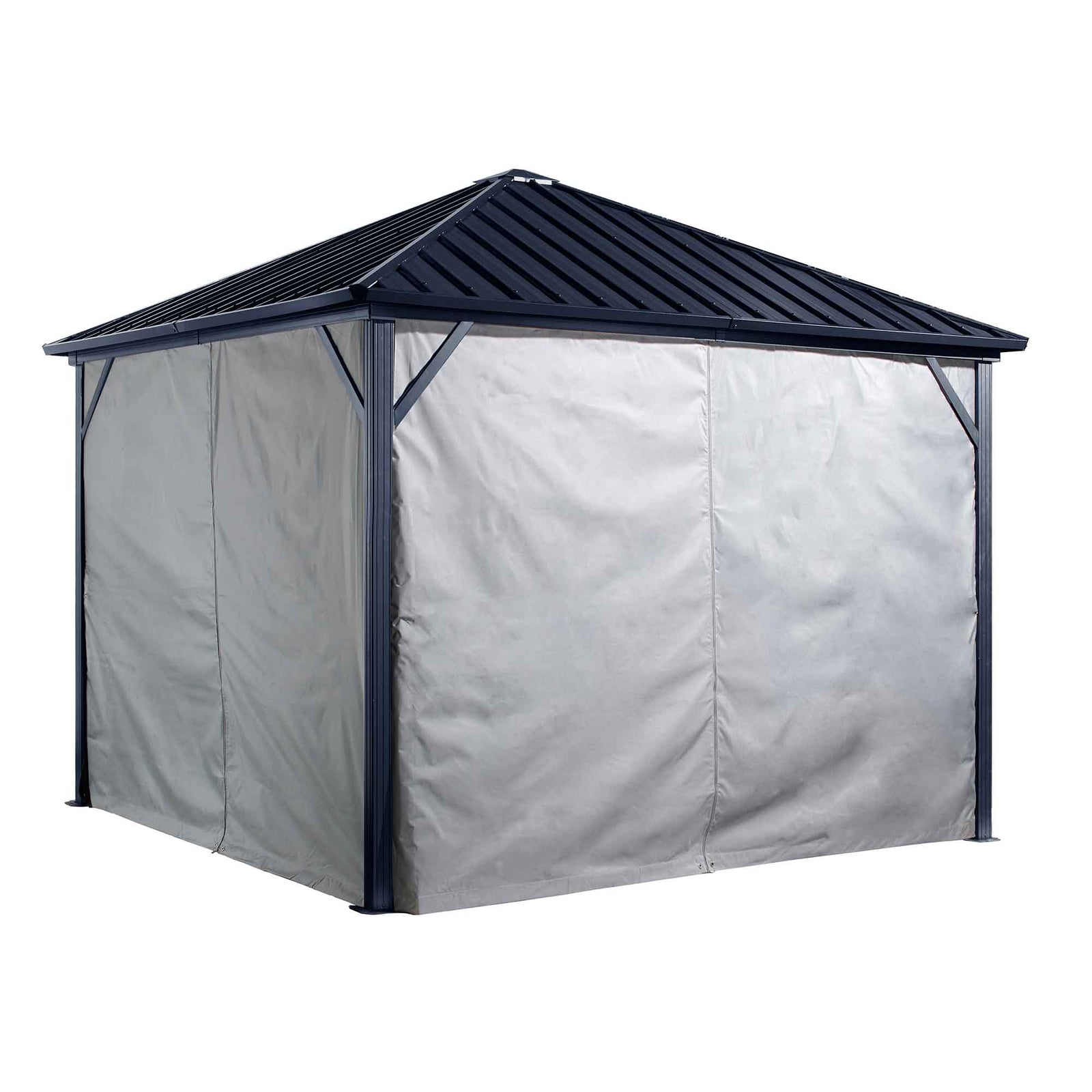 Rideaux d'intimité pour abri de jardin Dakota, 10' x 12'