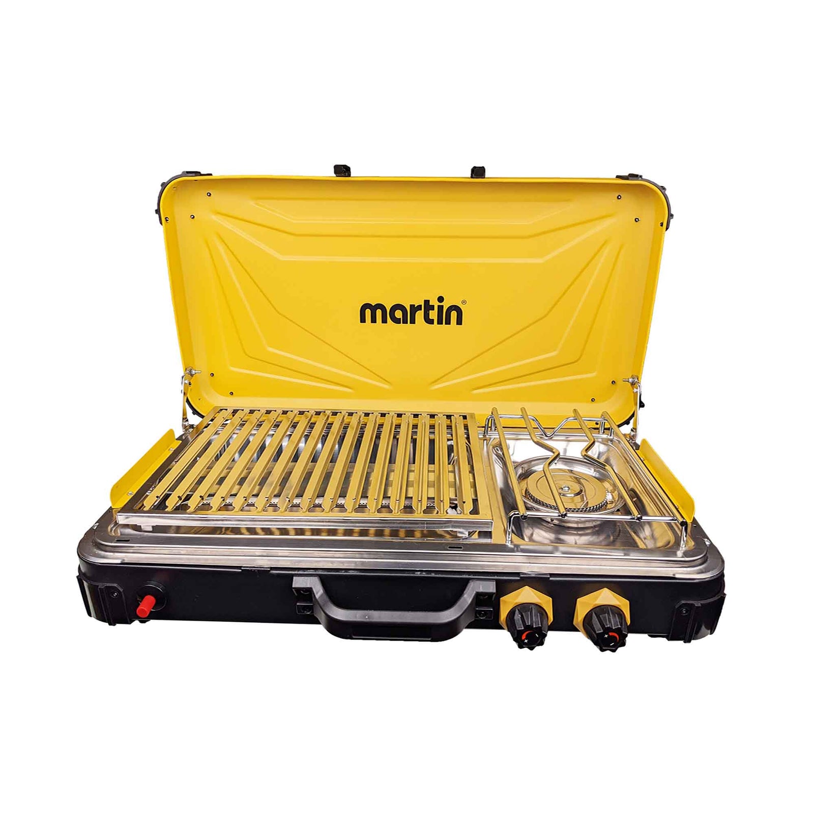 Poêle de camping robuste avec grill, 33 000 BTU