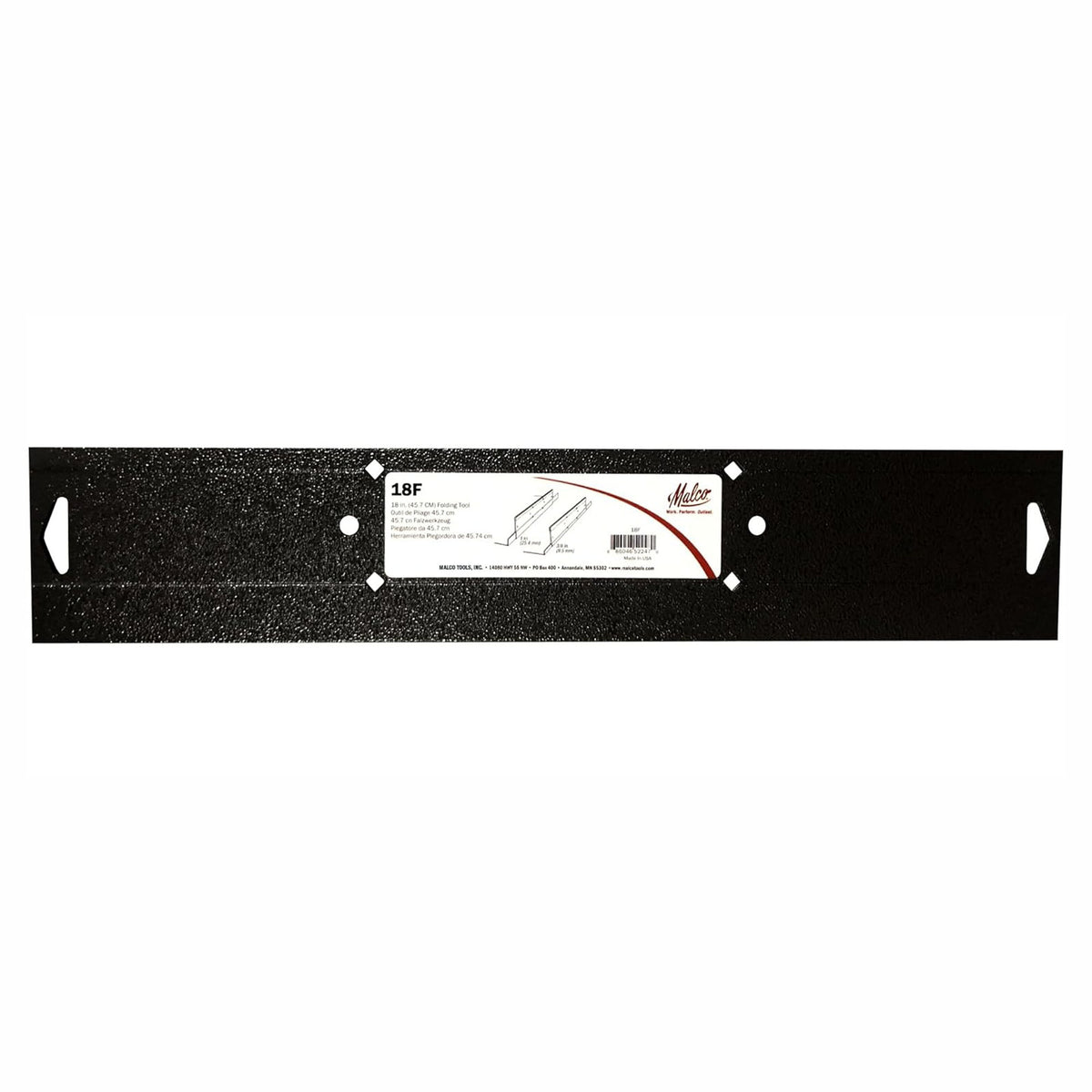 Plieuse manuelle pour tôle 24-30 ga, 18"