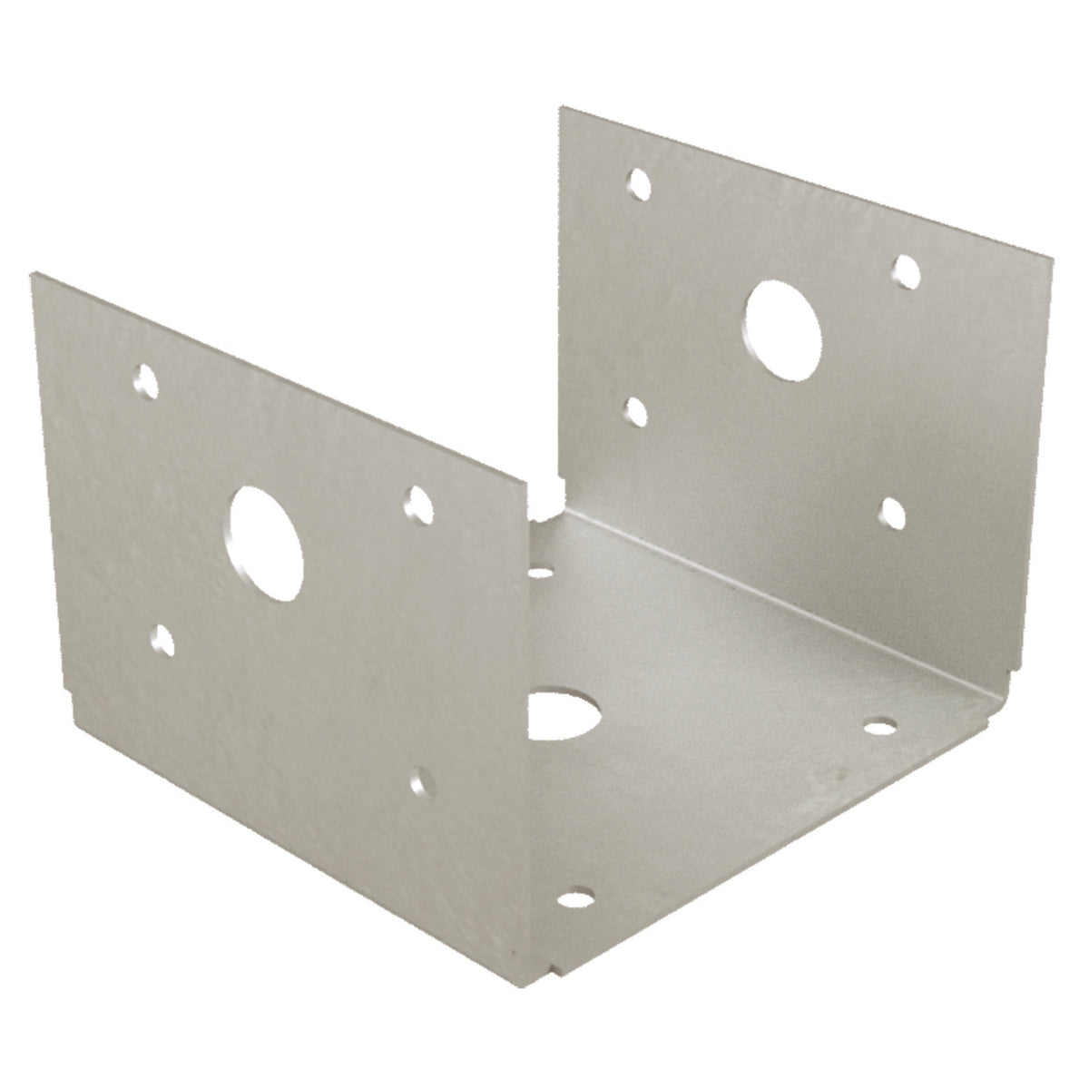 Base de poteau en triple zinc, 4" x 4"