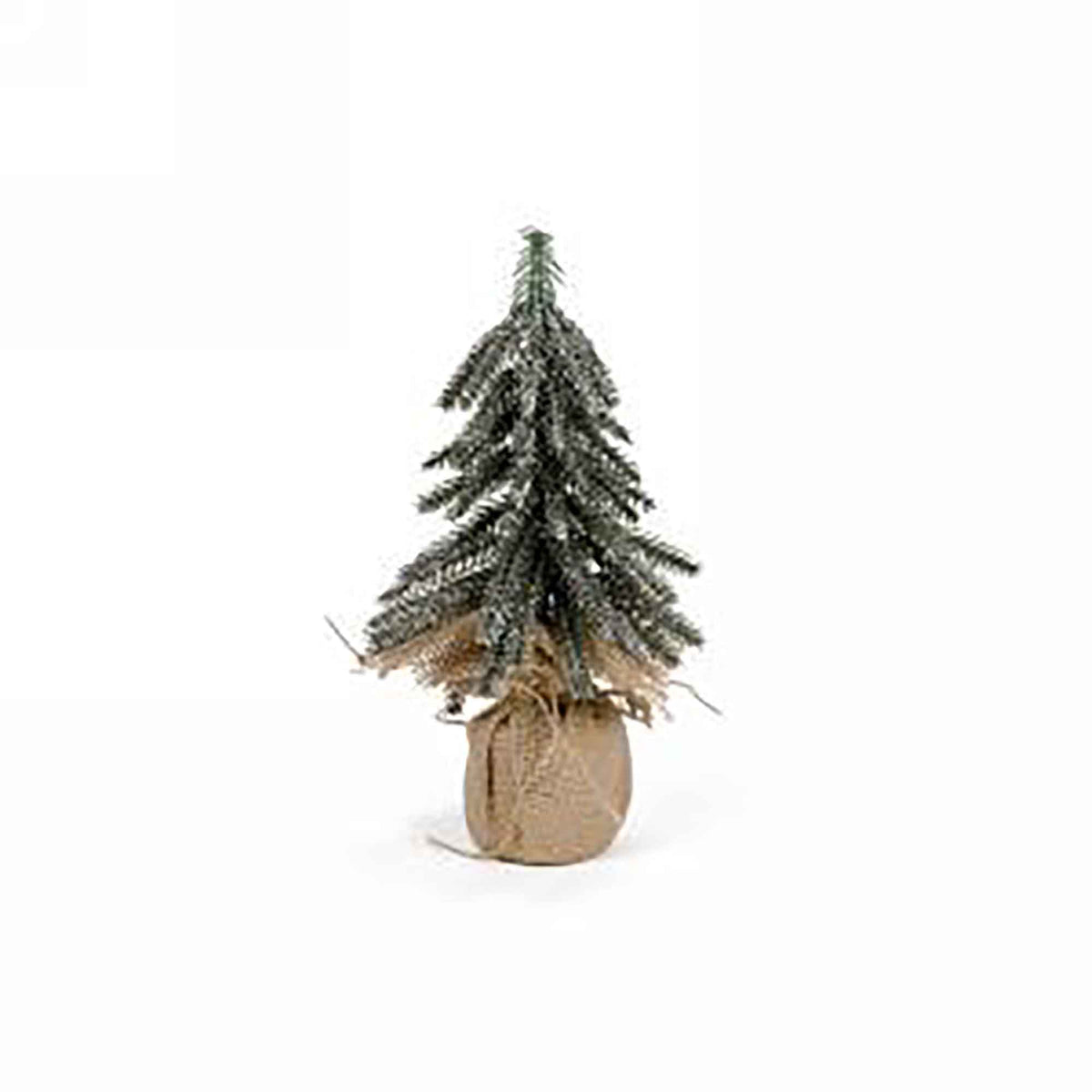 Sapin scintillant avec base en jute, 8,5&quot; 