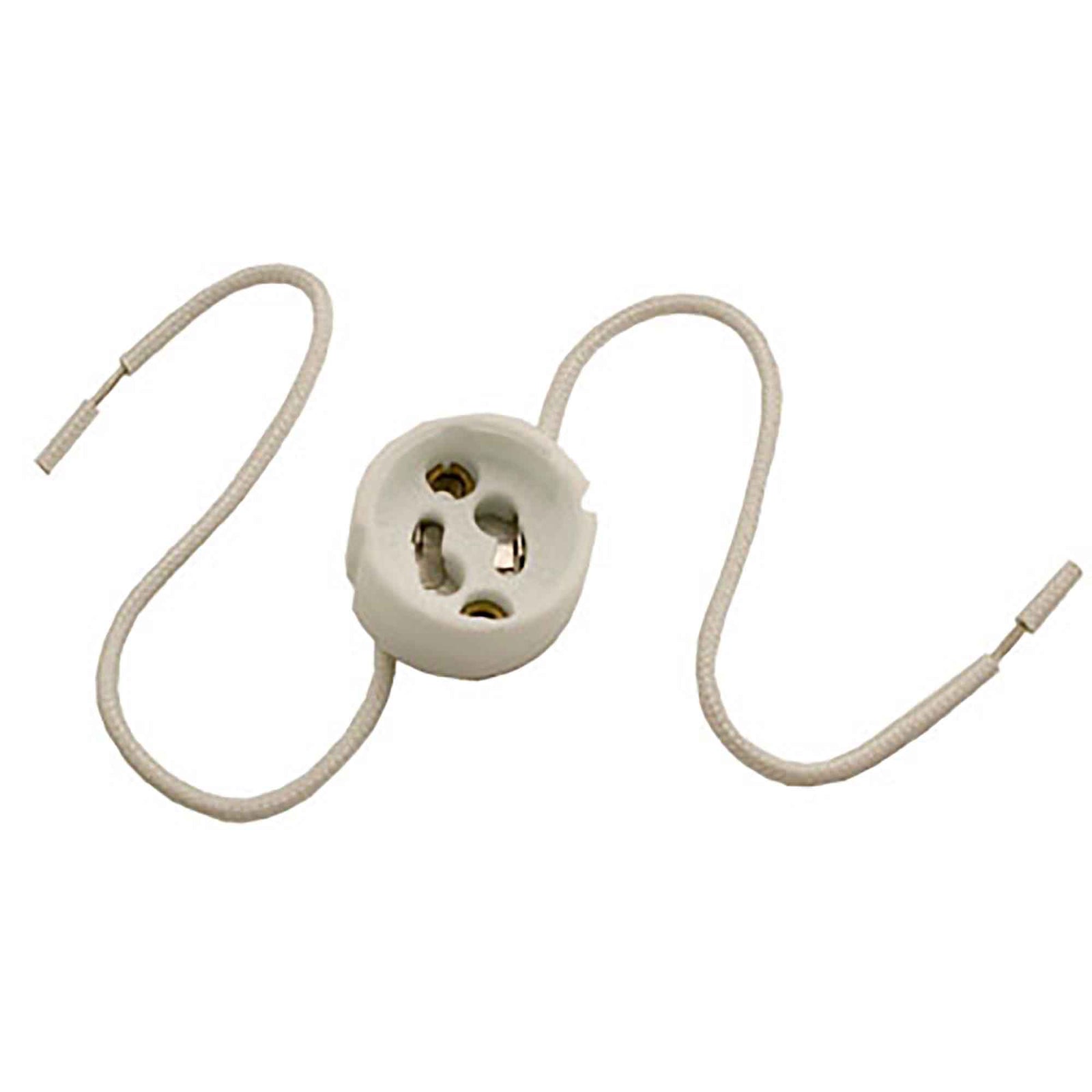 Douille de recouvrement GU10 avec fils , 6"