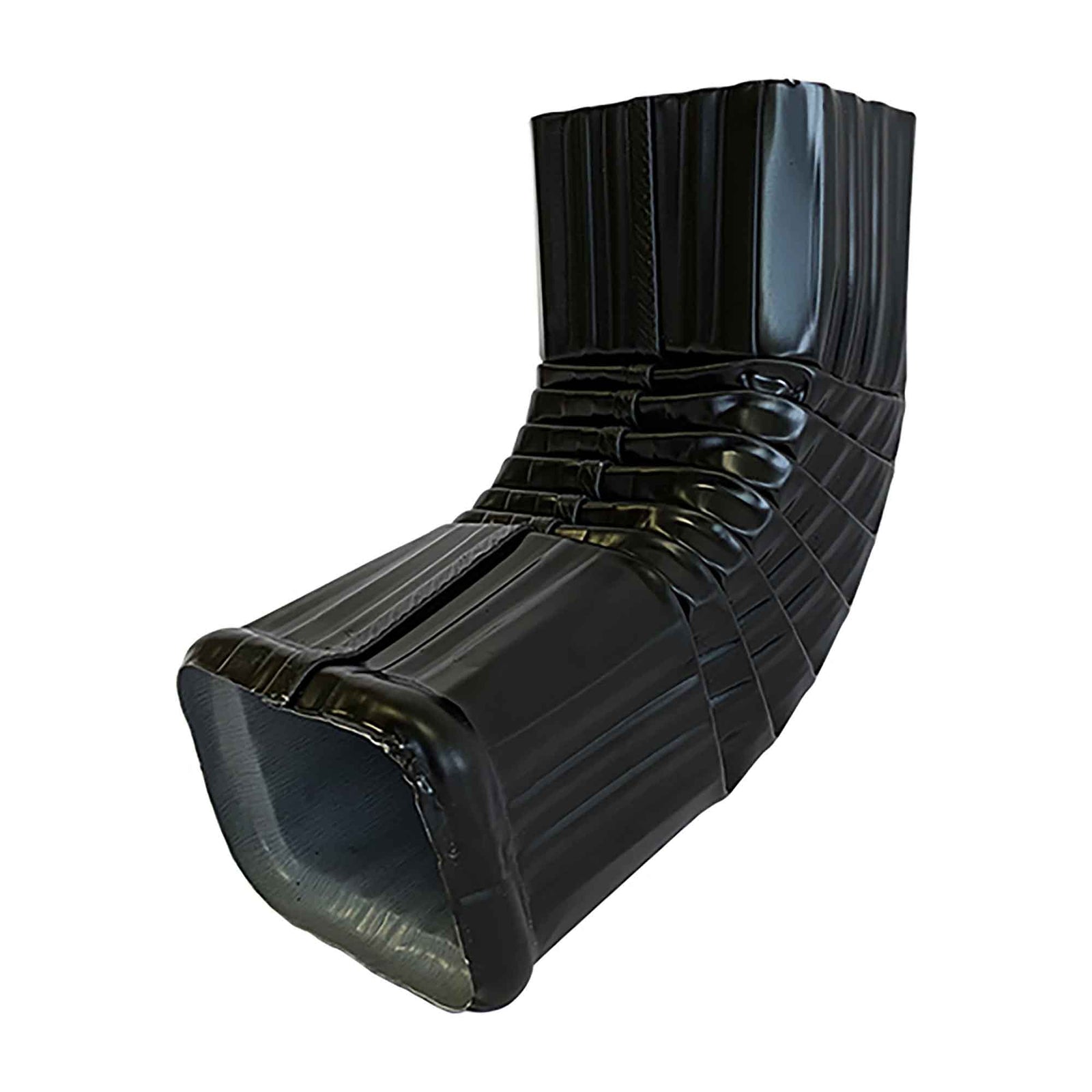 Sabot A pour descente de gouttière en galvalume, noir (2" x 3")