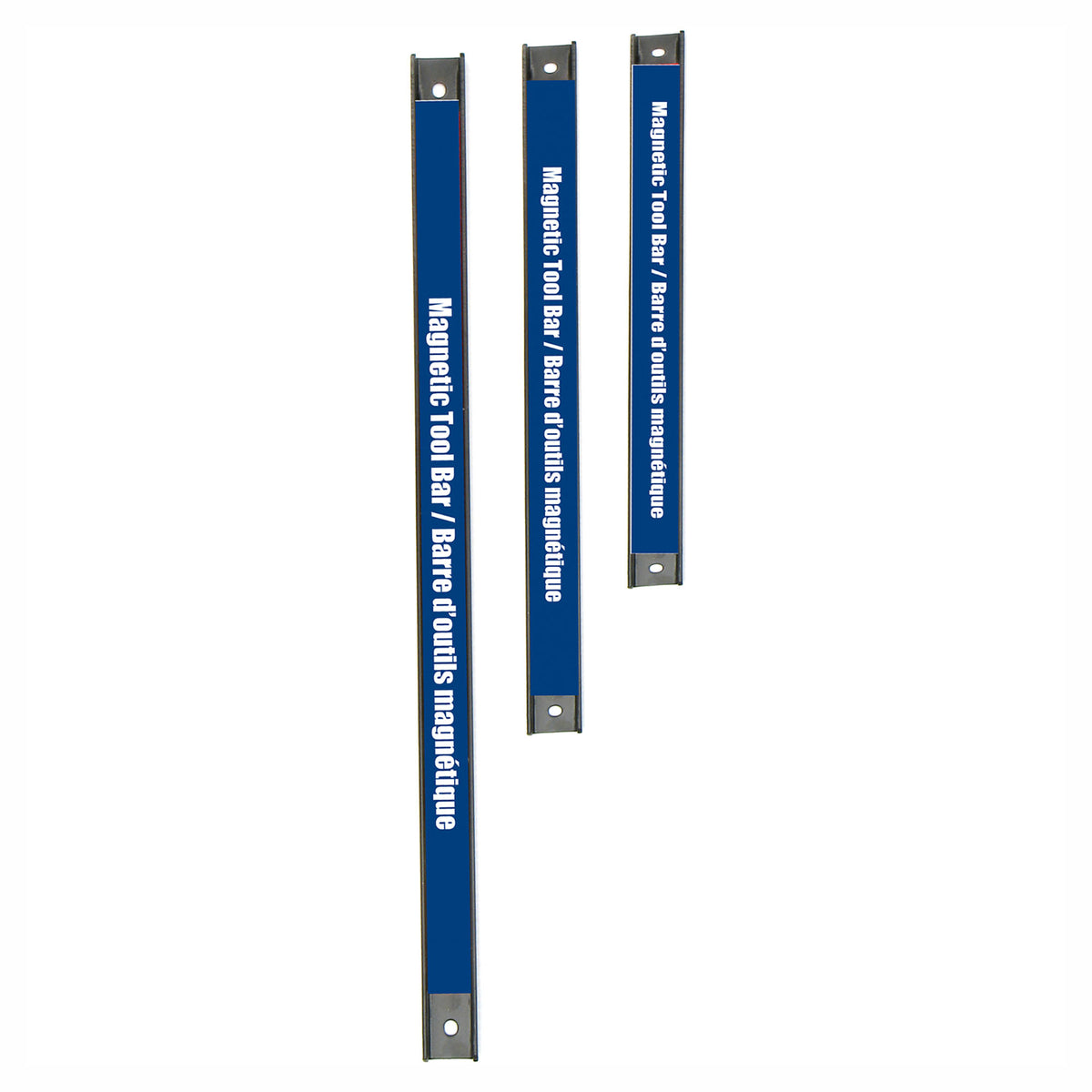 Ensemble de barres magnétiques pour le rangement des outils, 3 pièces