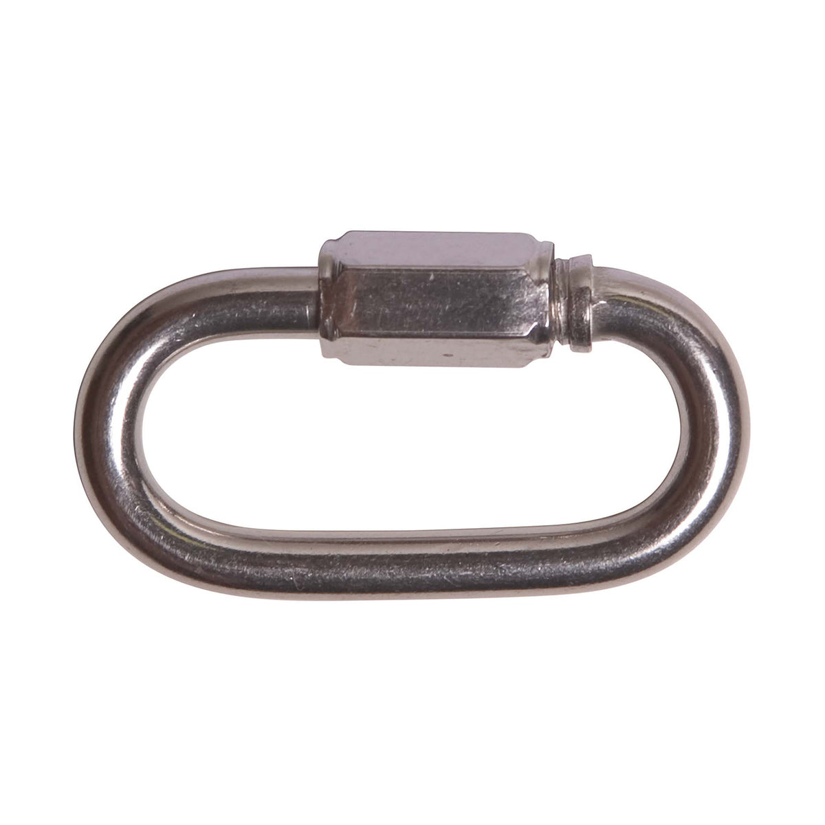 Maillon rapide en acier inoxydable de 3/16"