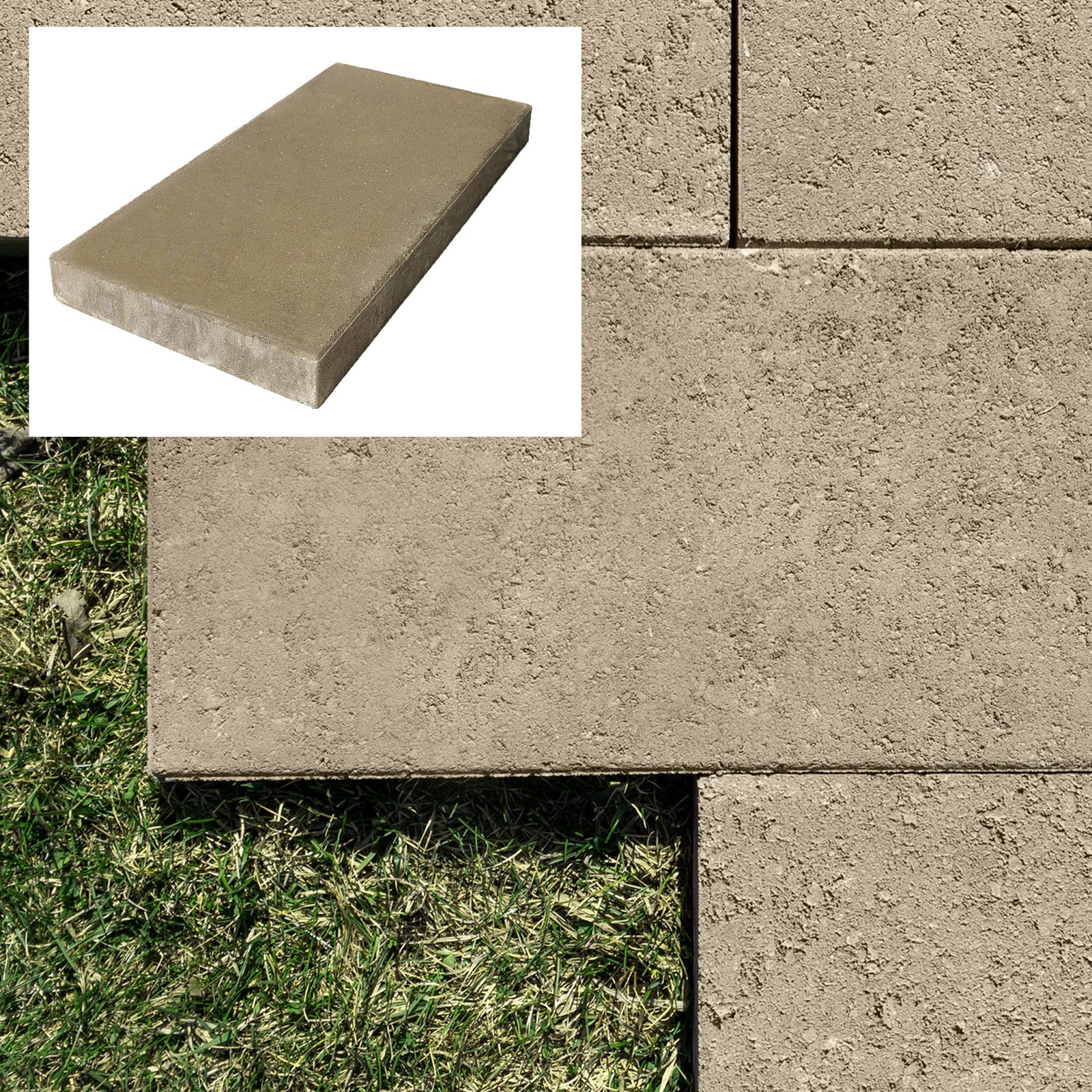 Dalle Versa à multi-usage de 10'' x 20'', beige sable