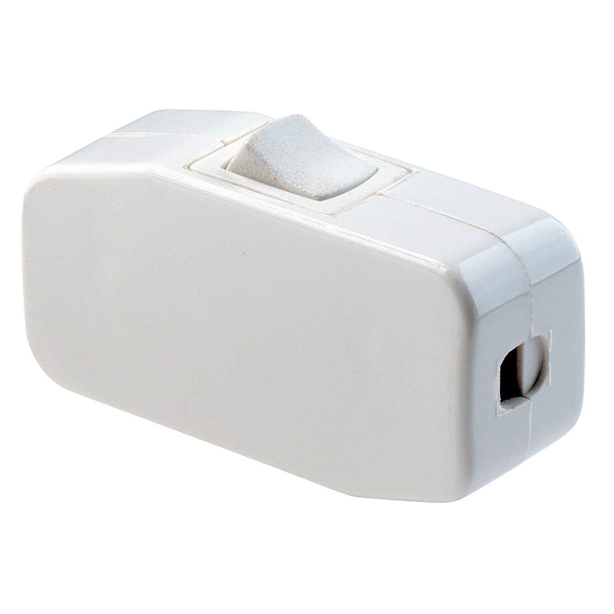 Interrupteur de passage unipolaire de 3 A / 125 V, blanc