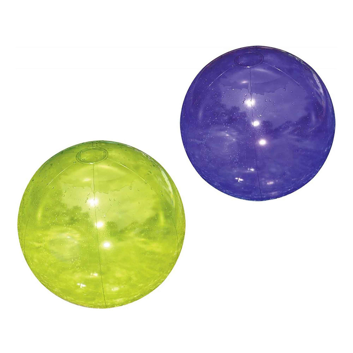 Ballon transparent de plage de 20&quot;, choix entre 2 couleurs