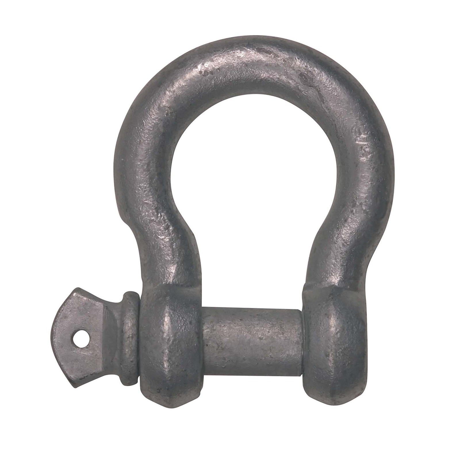 Manille d'ancrage à vis en acier galvanisé de 1/2" de diamètre